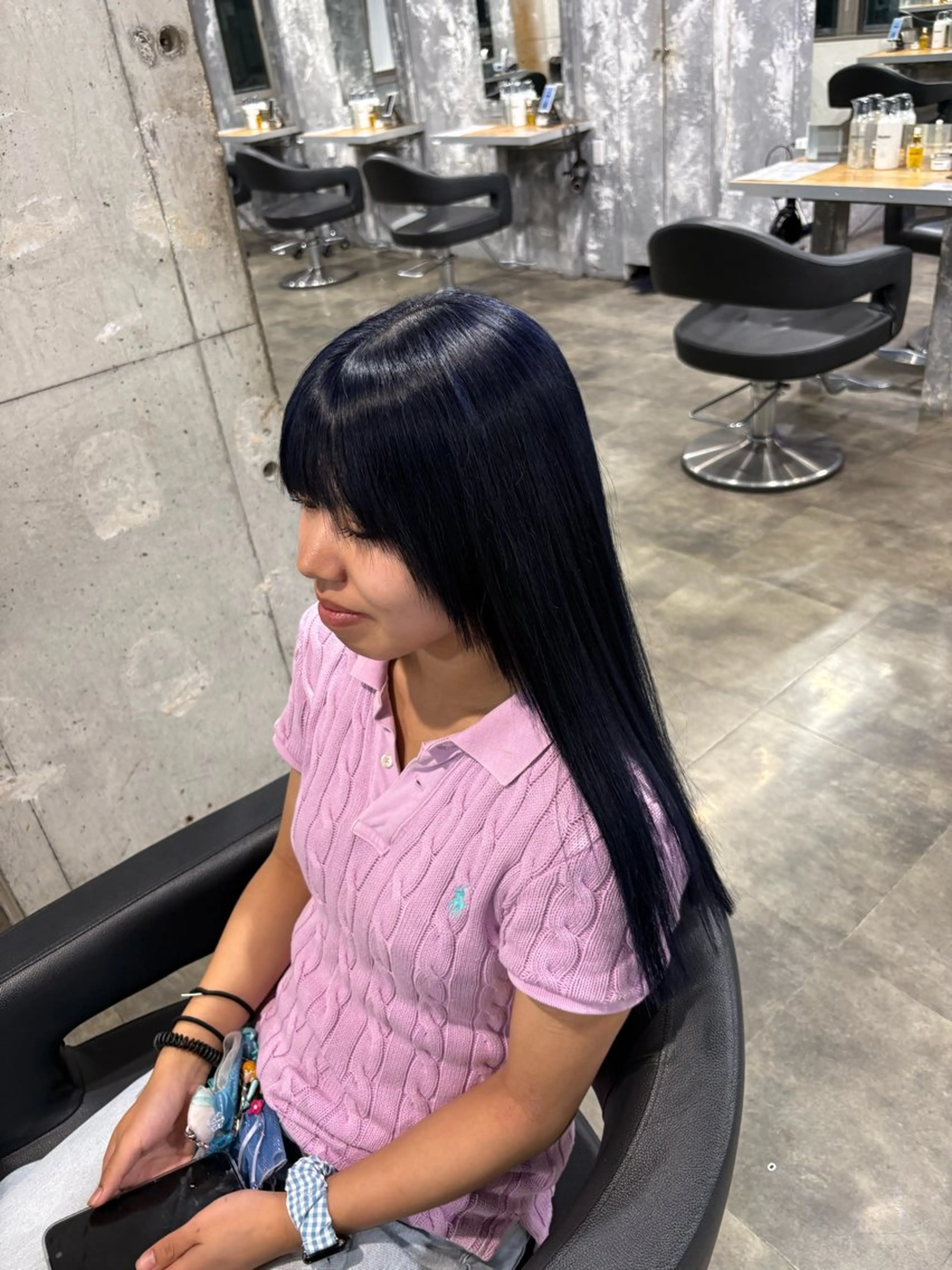 ロング カラー ヘアカラー ハイトーン 横浜💞ミオのヘアスタイル