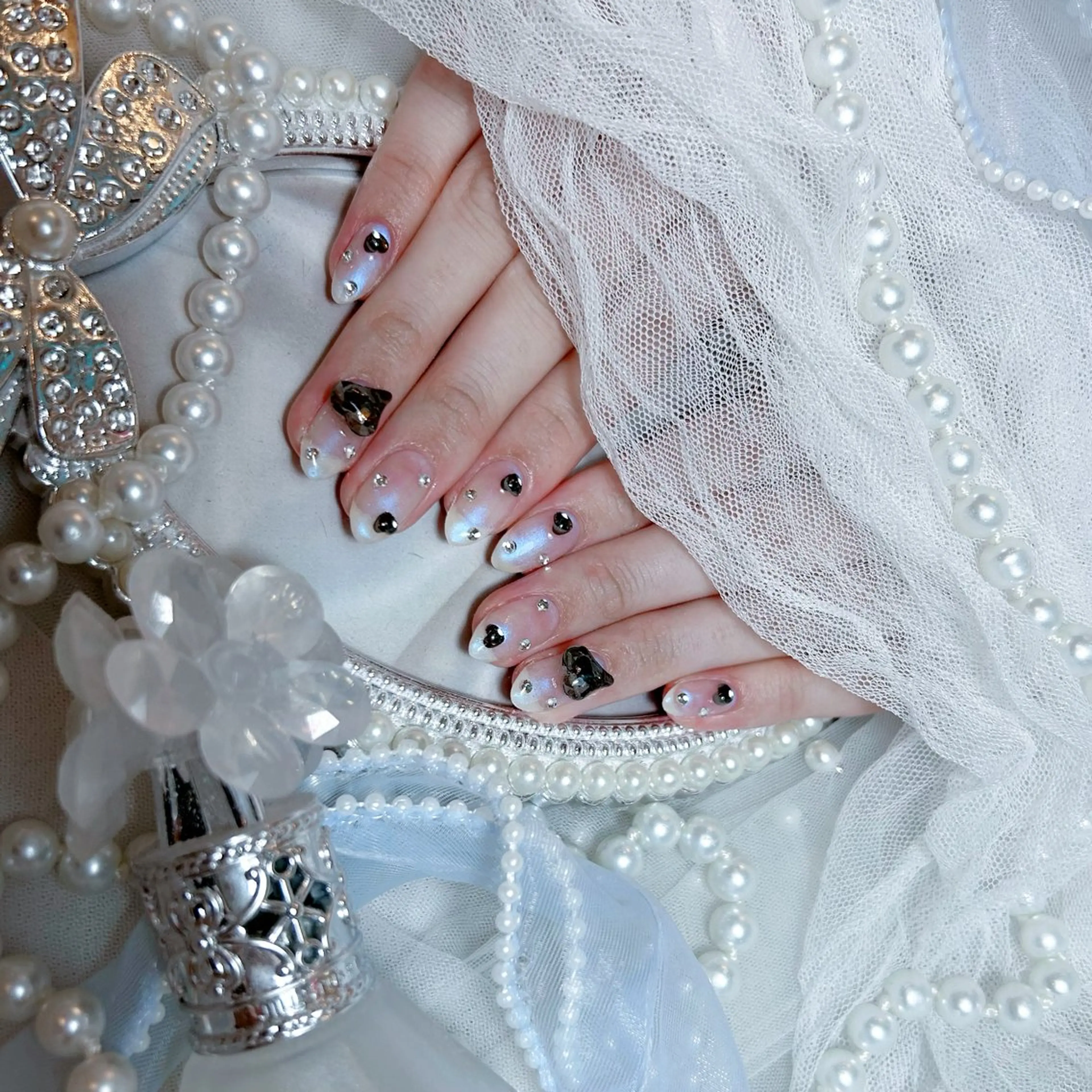 ネイル ハンドネイル Yudia🩵 Yuiのネイルデザイン