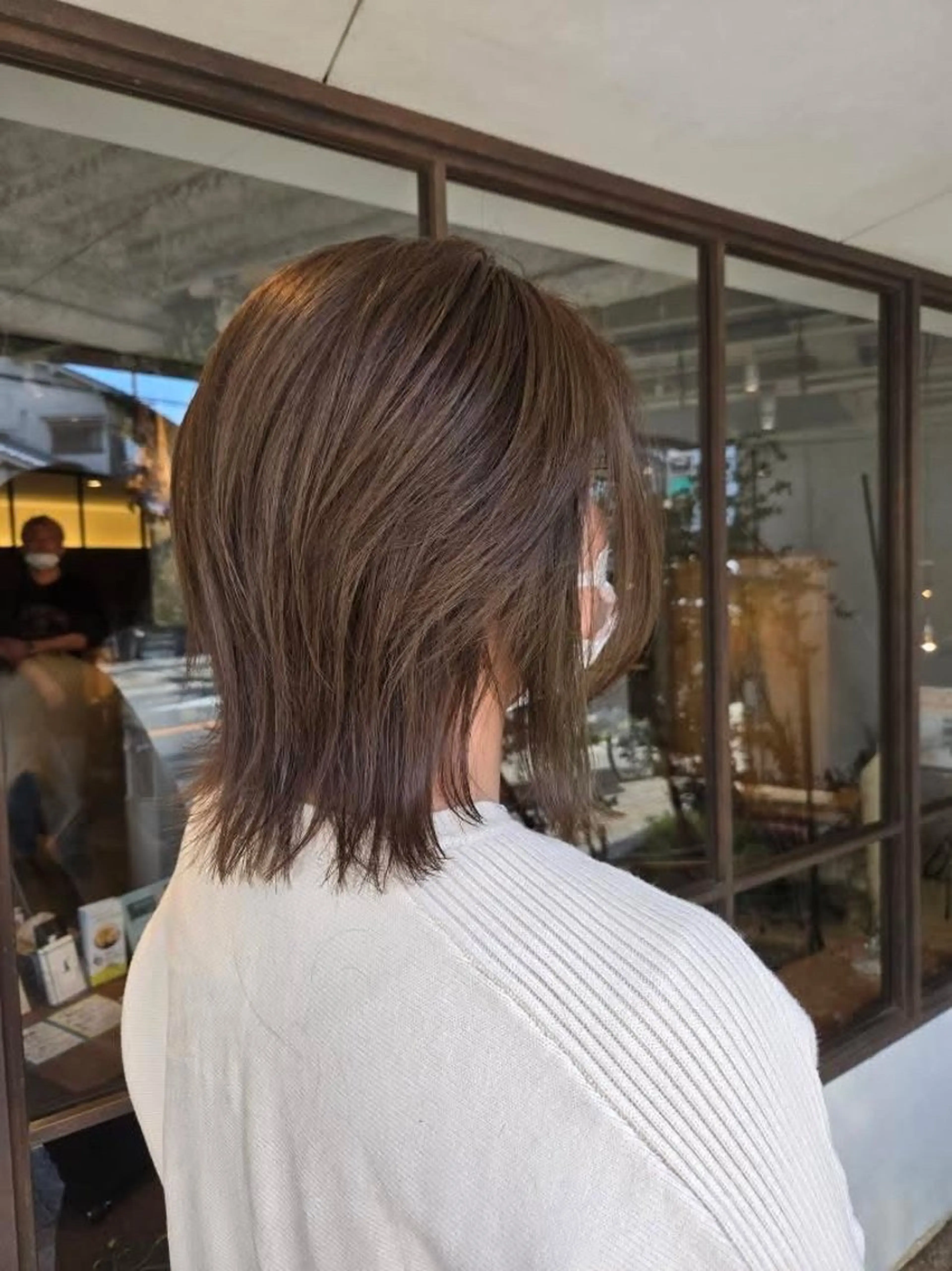 【透明感🍐✨】ブリーチなしダブルカラー🤍ダメージ軽減で透明感のあるカラー👱🏻‍♀️💭＋カットの写真