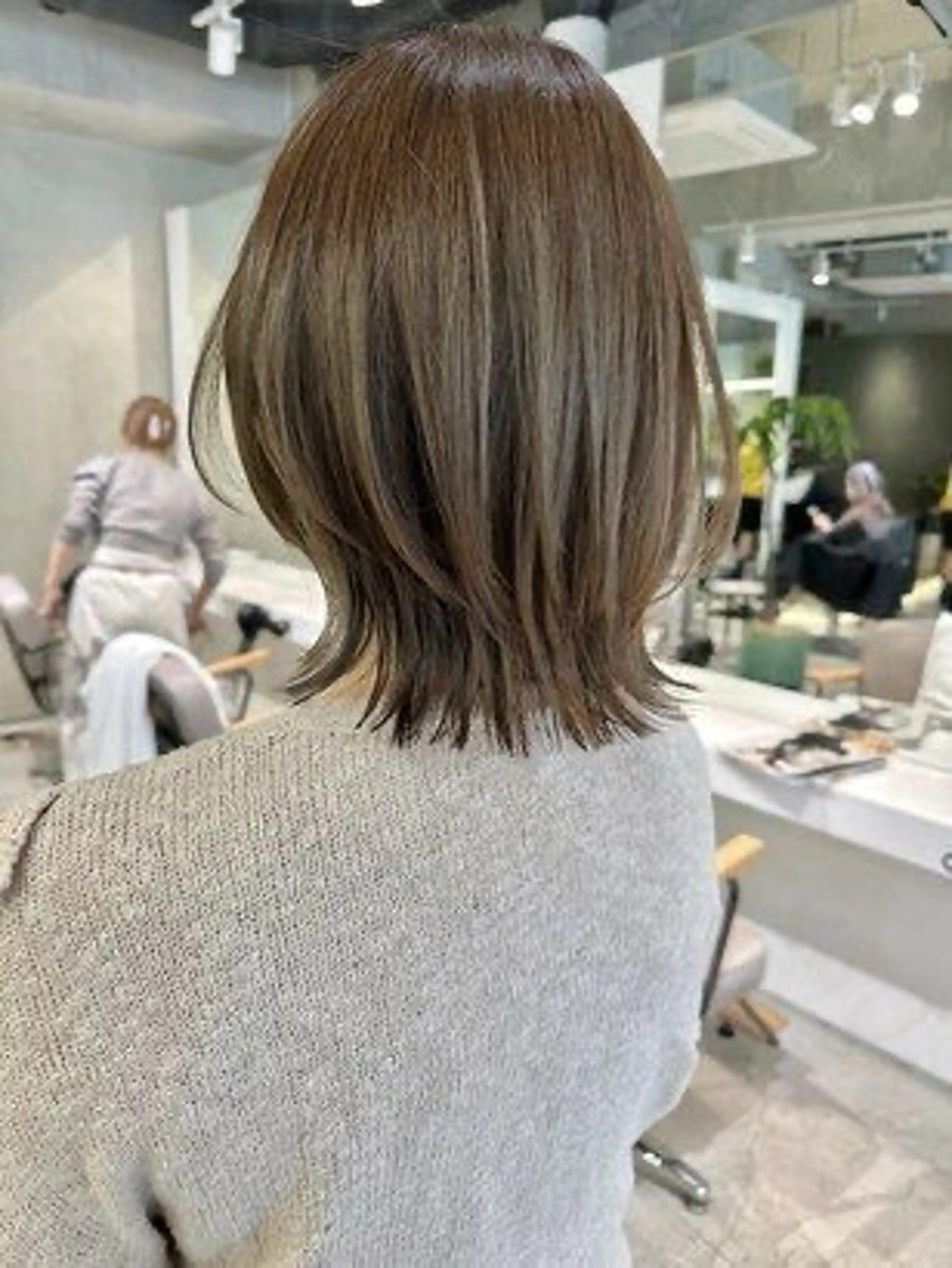 ショート ボブレイヤー ボブ レイヤーカット AILERON 神村のヘアスタイル