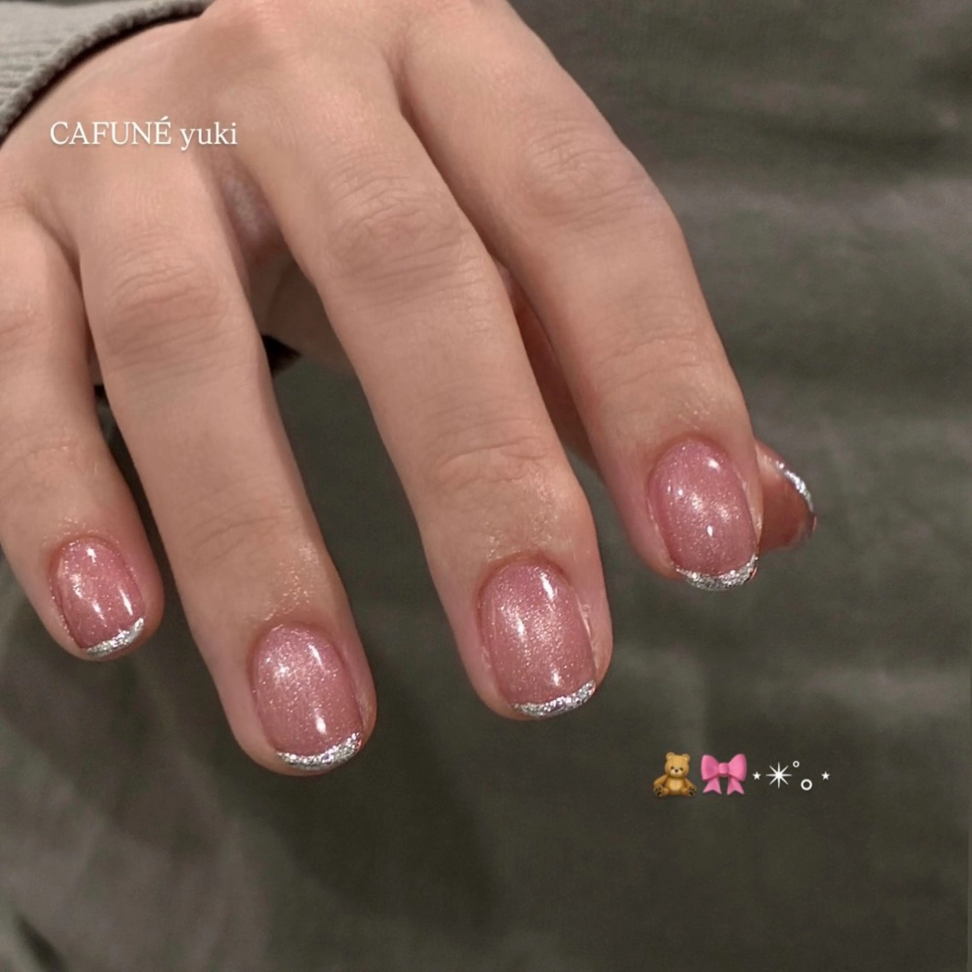 ネイル ハンドネイル CAFUNÉ TOKYO所属・🎼CAFUNÉ_ TOKYO.•*¨のネイルデザイン