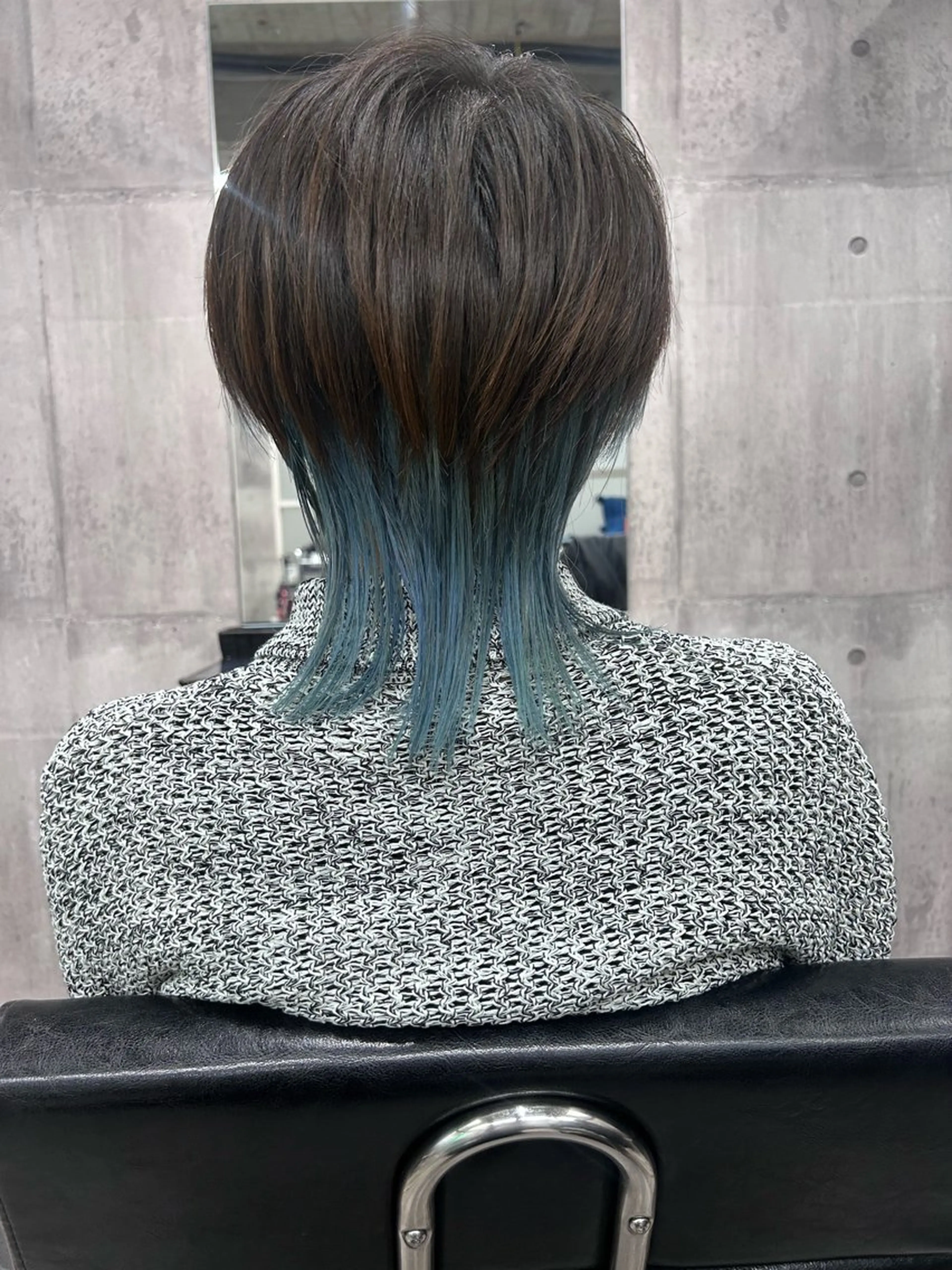 ショート カラー アクアカラー バレイヤージュ ブリーチ ケアブリーチ ケアカラー ヘアカラー トリートメント newi赤羽 ✂️KEN✂️のヘアスタイル