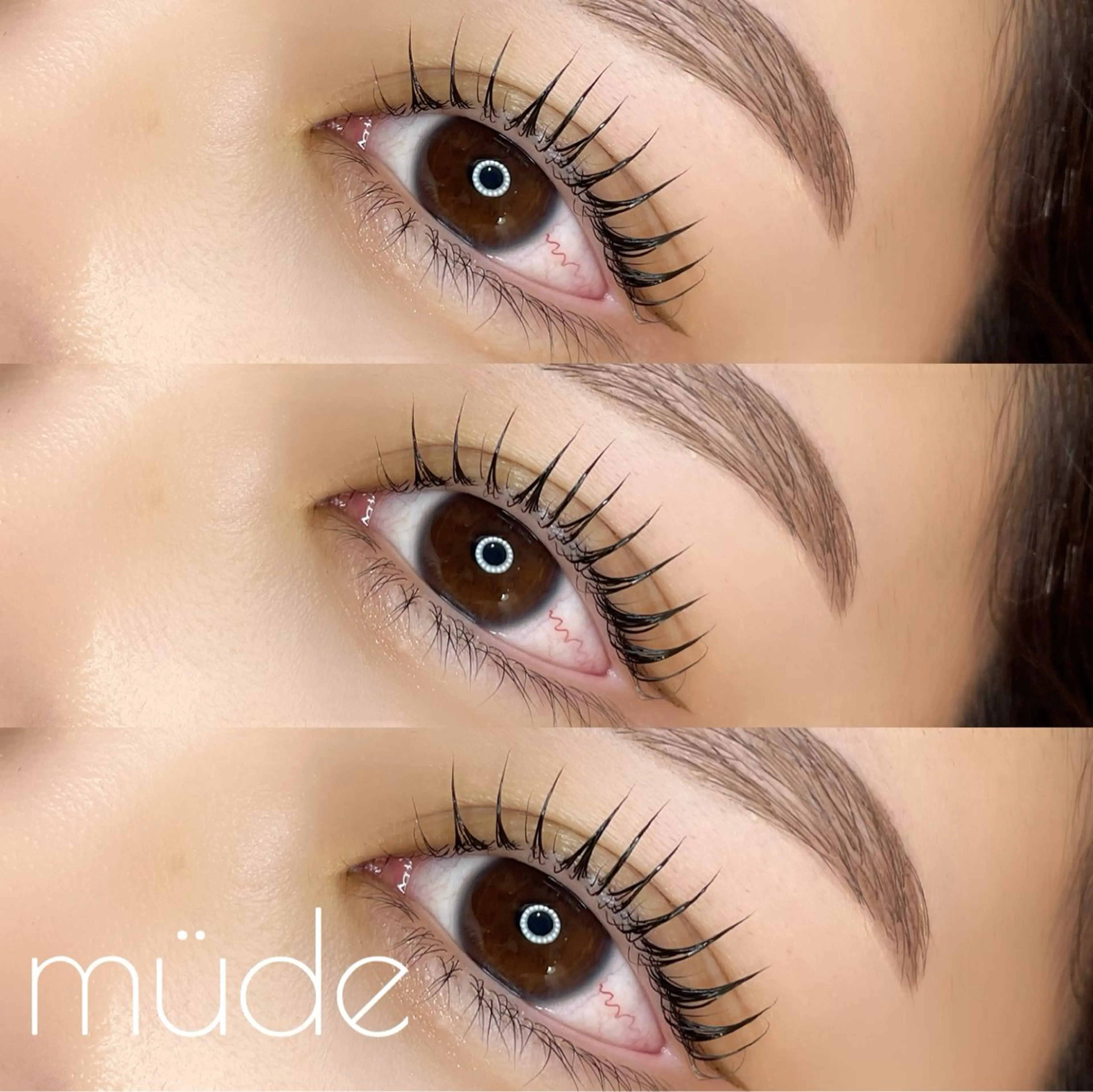 マツエク・マツパ 桐原 mudeのマツエク・マツパデザイン