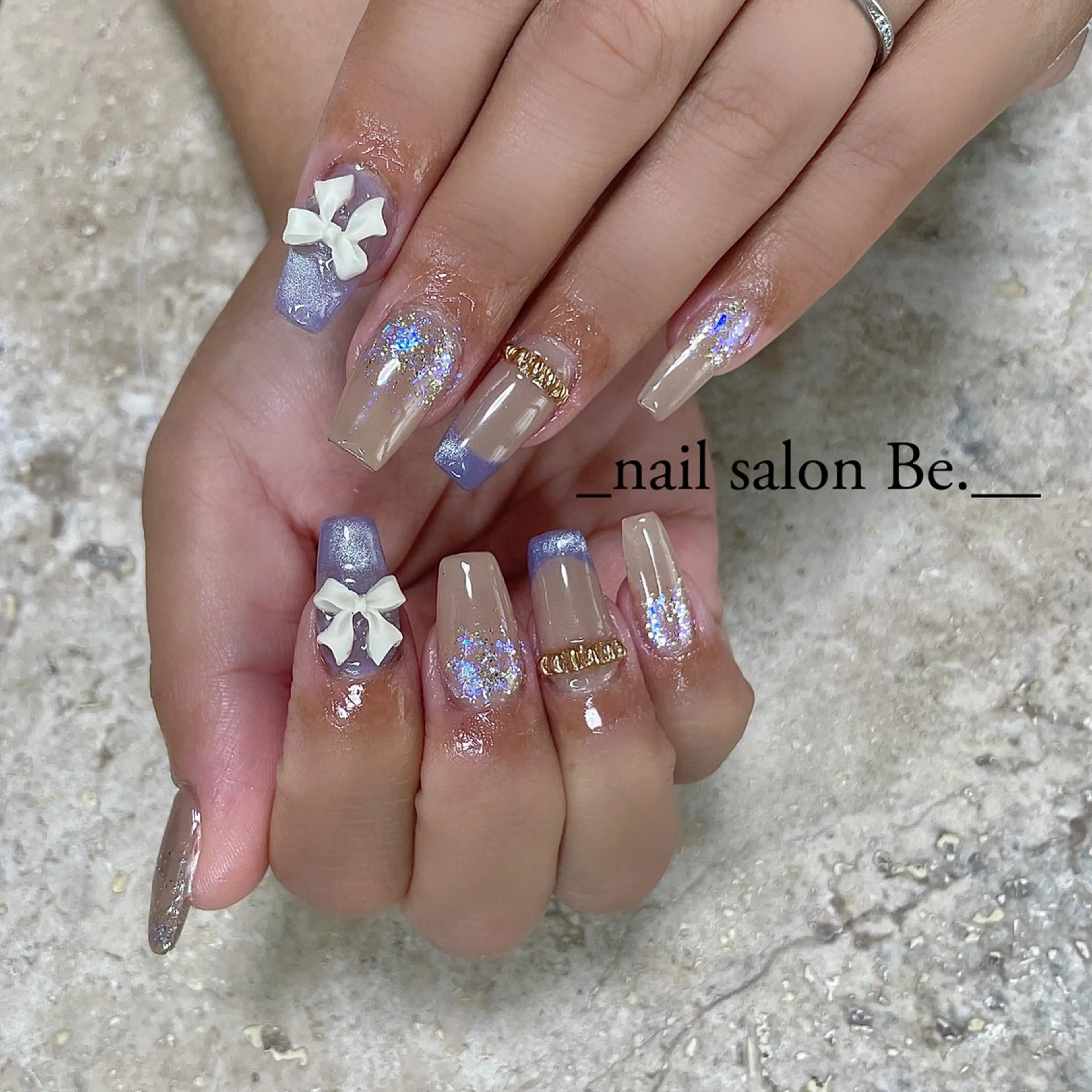 ネイル スカルプネイル nail salon Be.のネイルデザイン