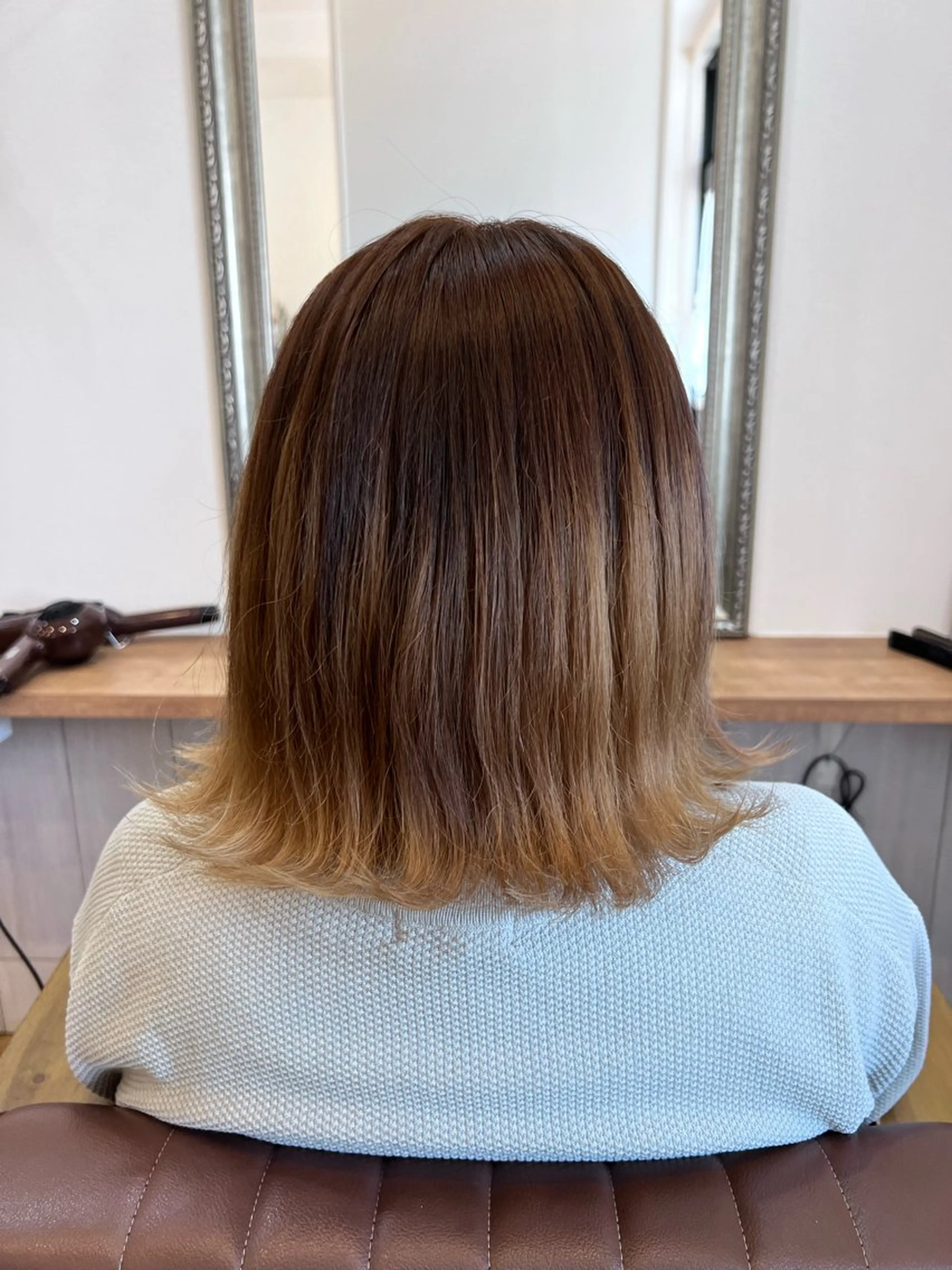 ミディアム カラー 🐰ハイトーンカラー 畠山　渡🐰のヘアスタイル