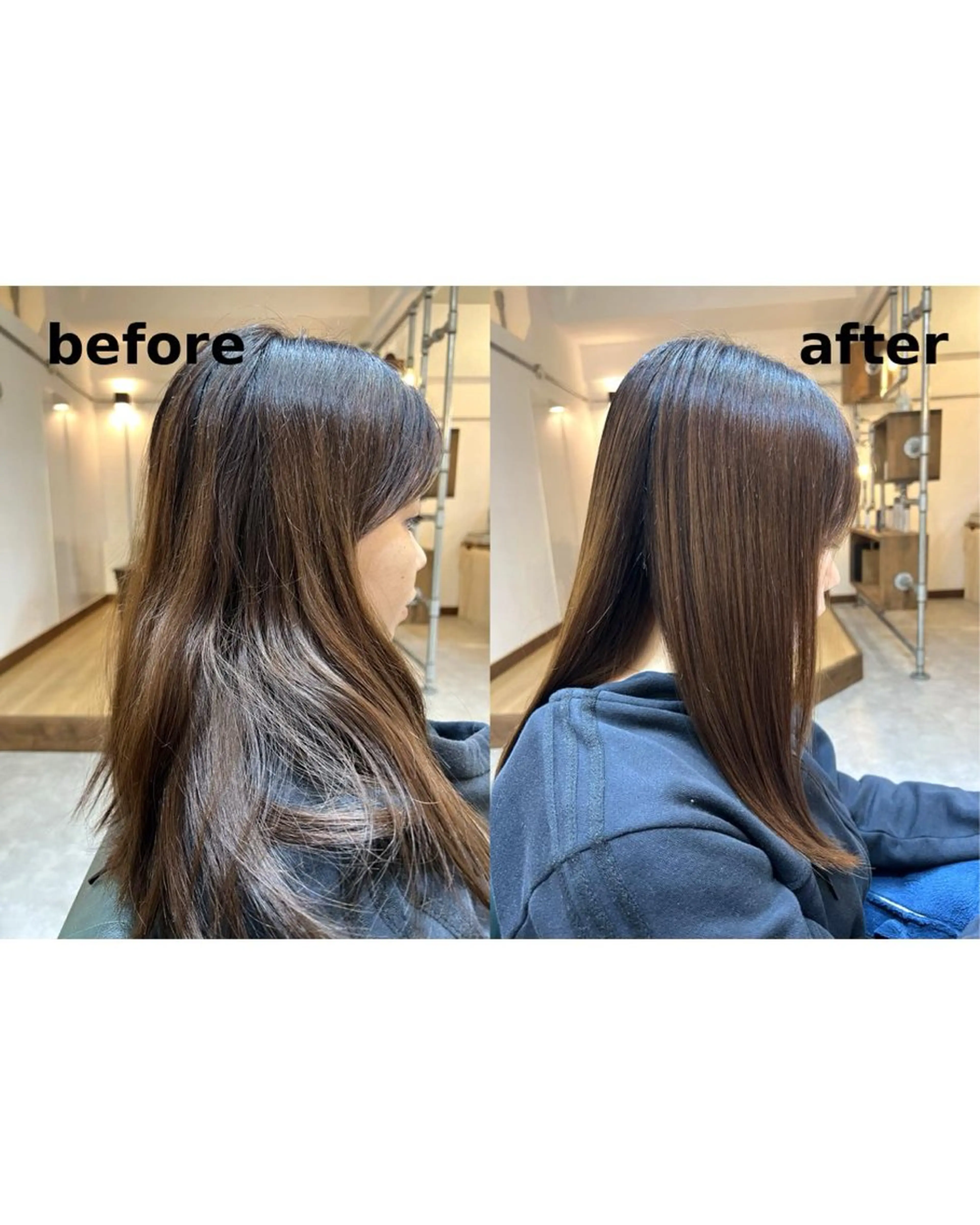 ロング Jyue-ru／北谷 /縮毛矯正/髪質改善のヘアスタイル