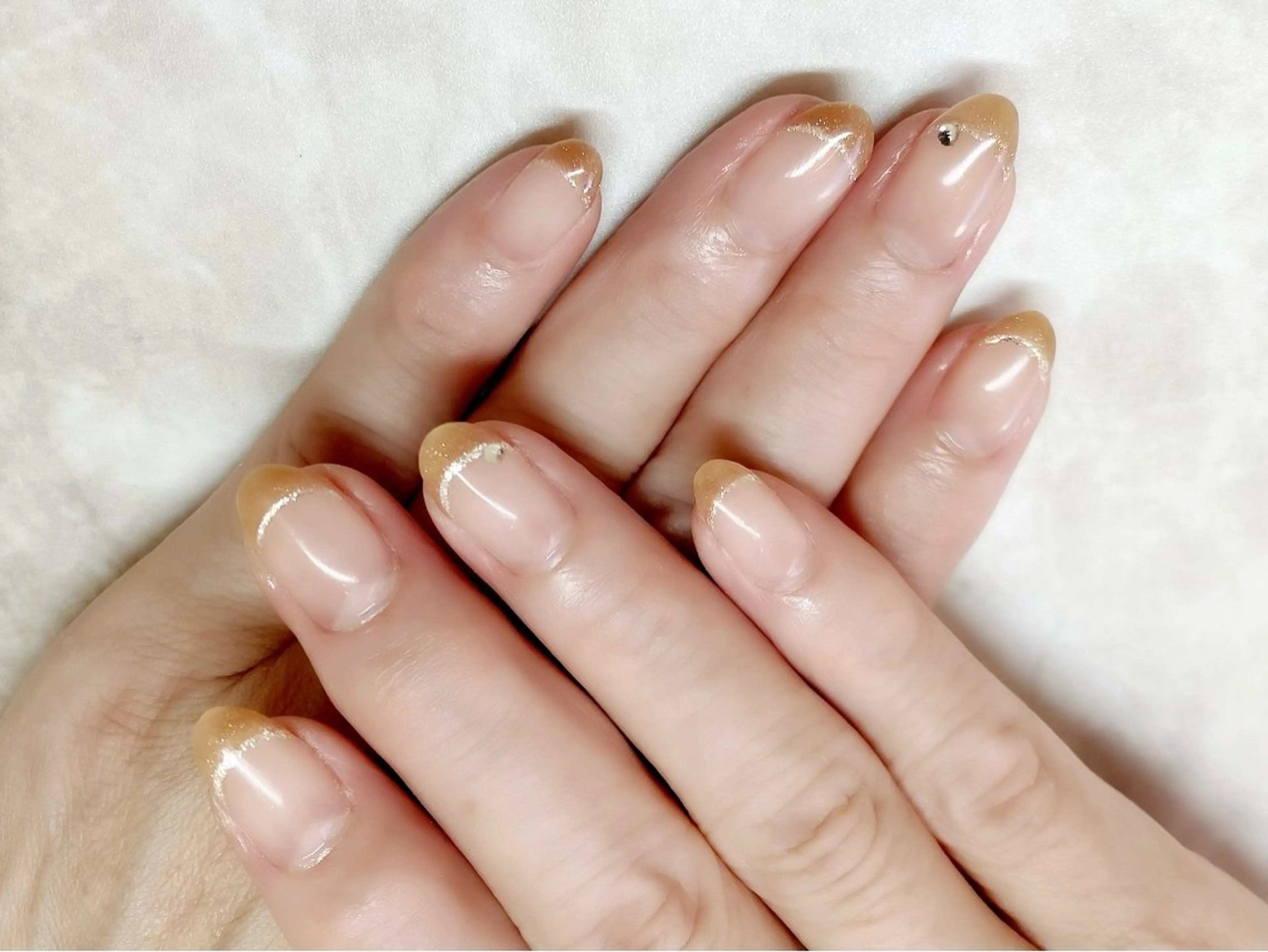 ネイル フレンチネイル ハンドネイル Orb nail (オーブ ネイル)のネイルデザイン