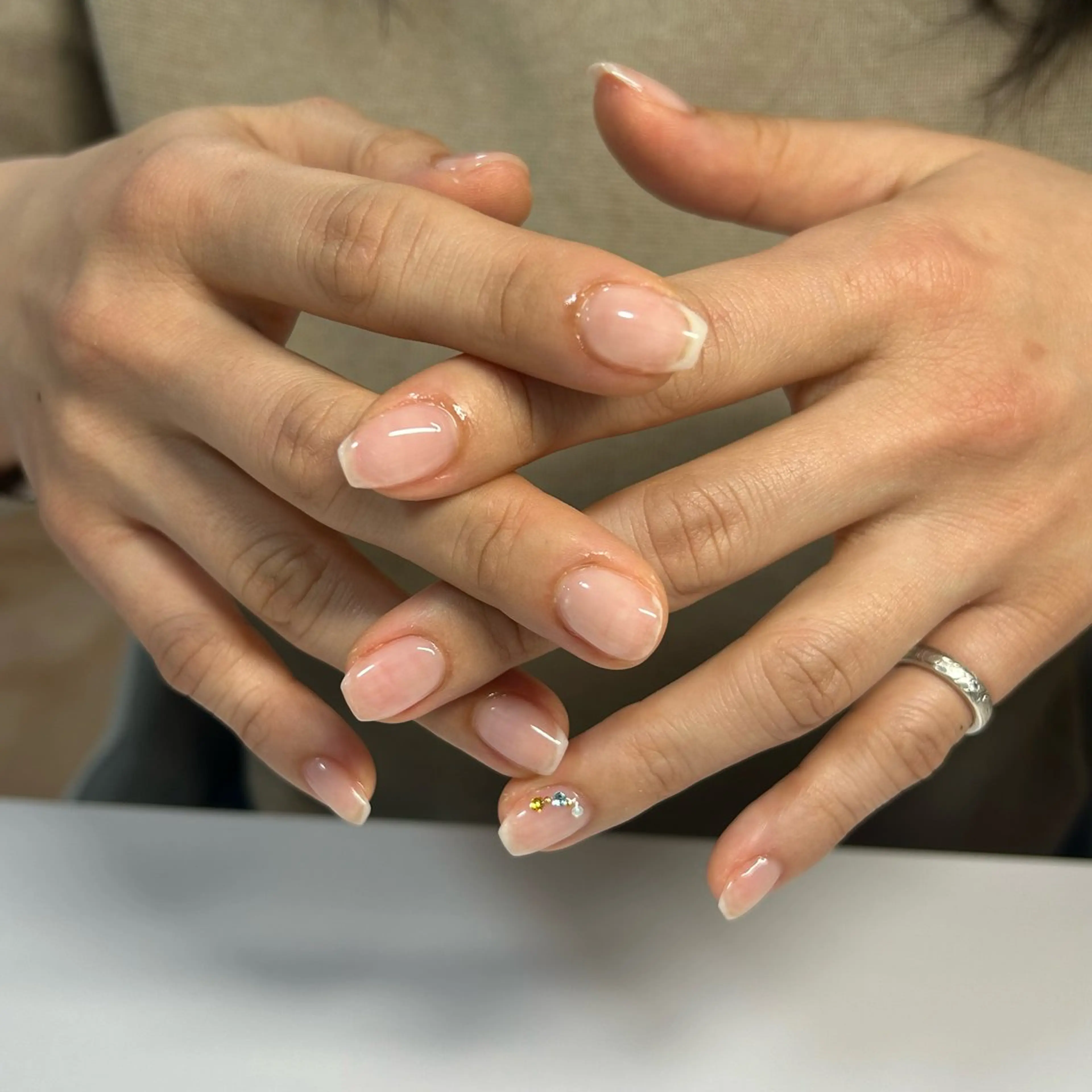 ネイル クリアネイル ジェルネイル KANA  ︎︎のネイルデザイン