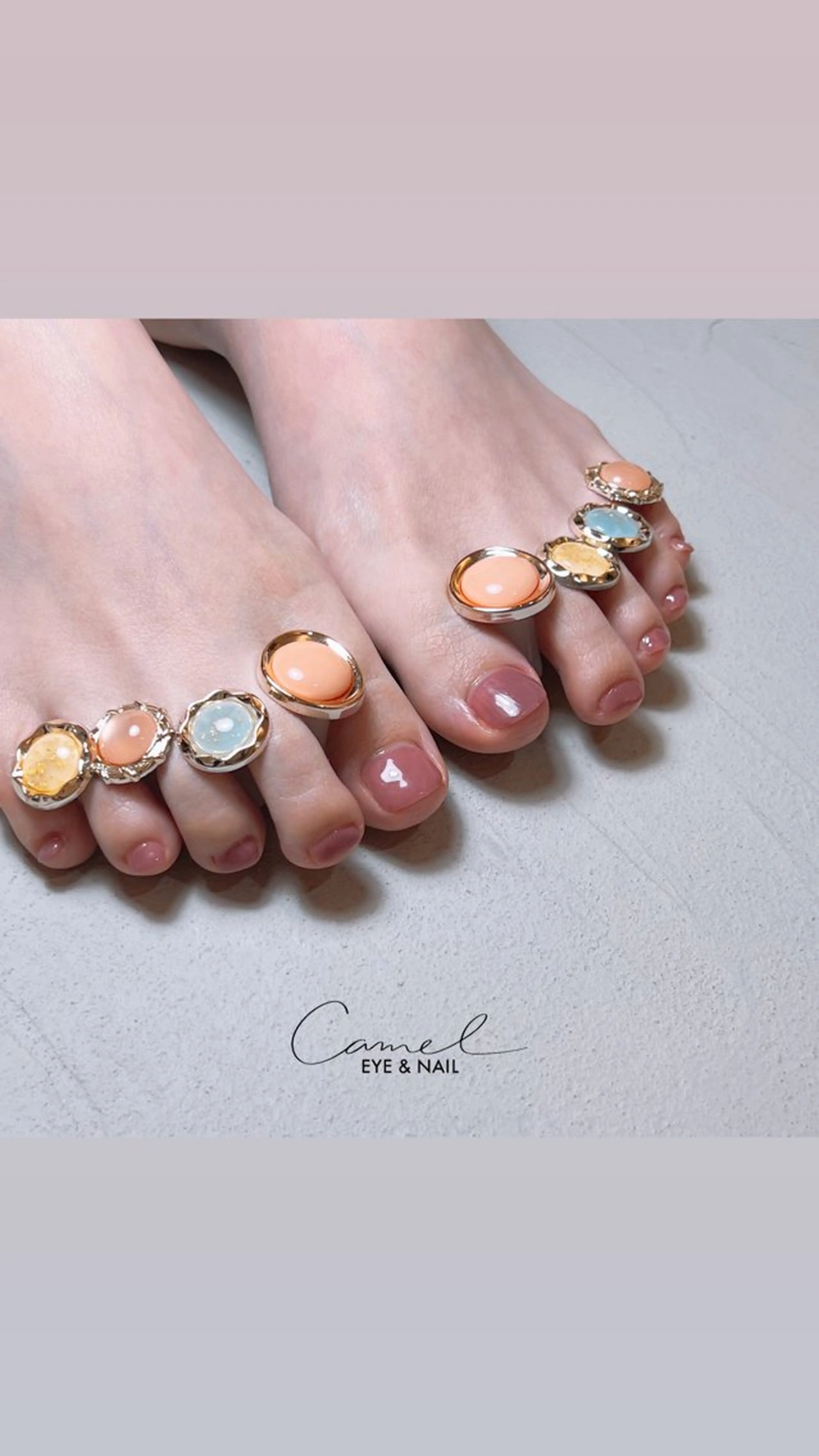 ネイル フットネイル camel NAKAMURAのネイルデザイン