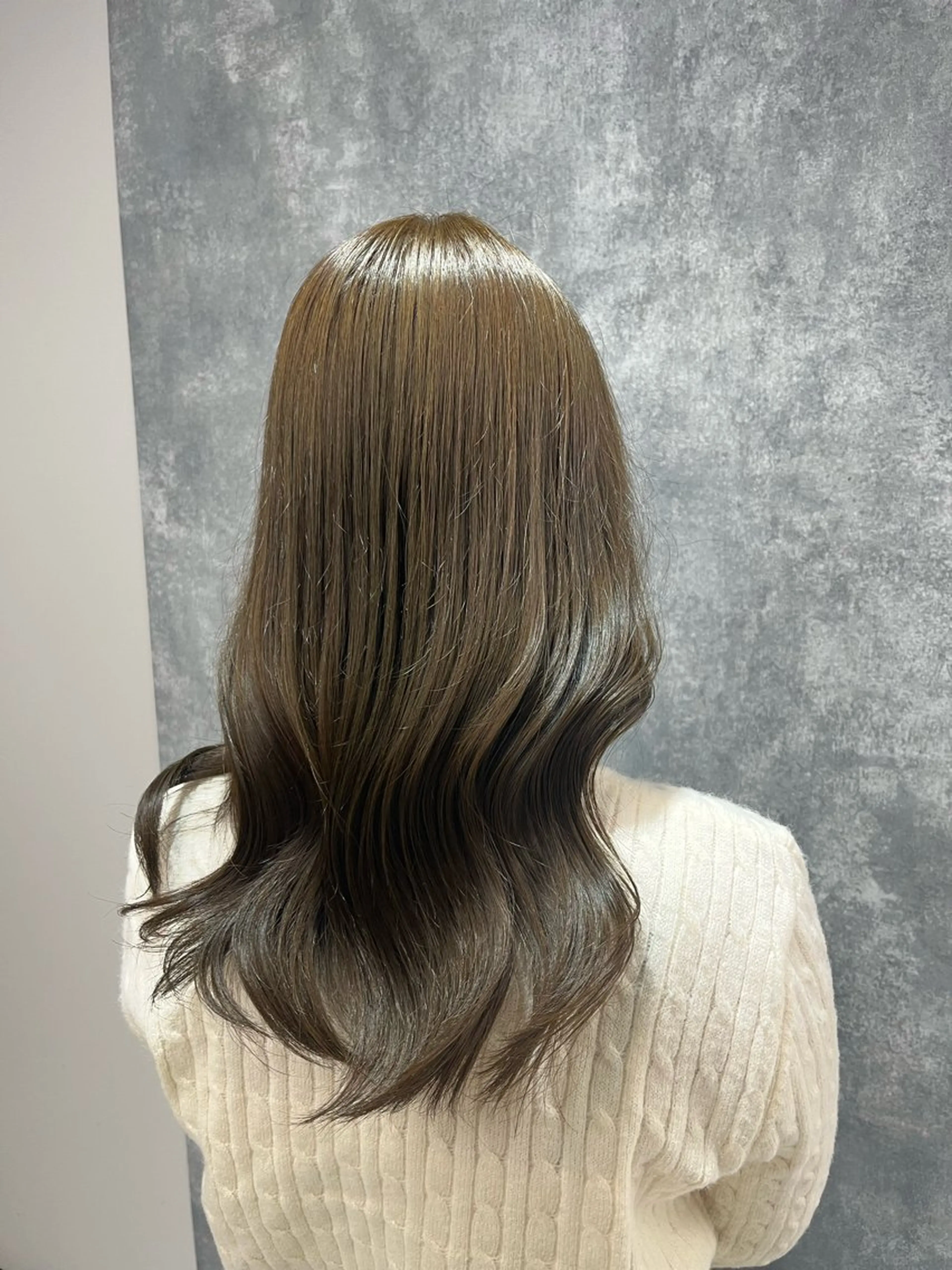 ミディアム カラー ベージュカラー オリーブベージュ カット ヘアカラー トリートメント メンズ/似合わせ/骨 格矯正/真人のヘアスタイル