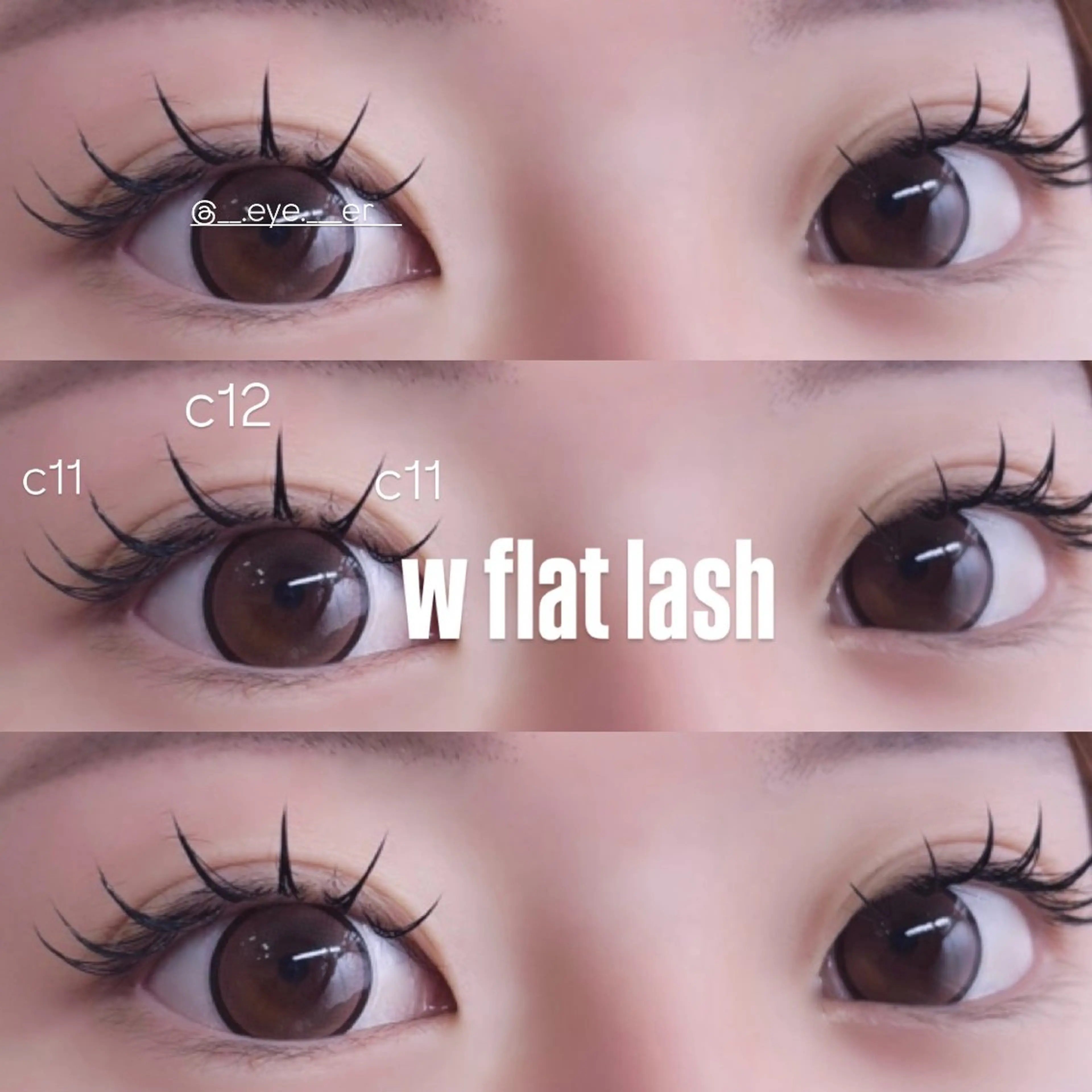 マツエク・マツパ LAUREL川崎店 ERIKO🐰束感♡のマツエク・マツパデザイン