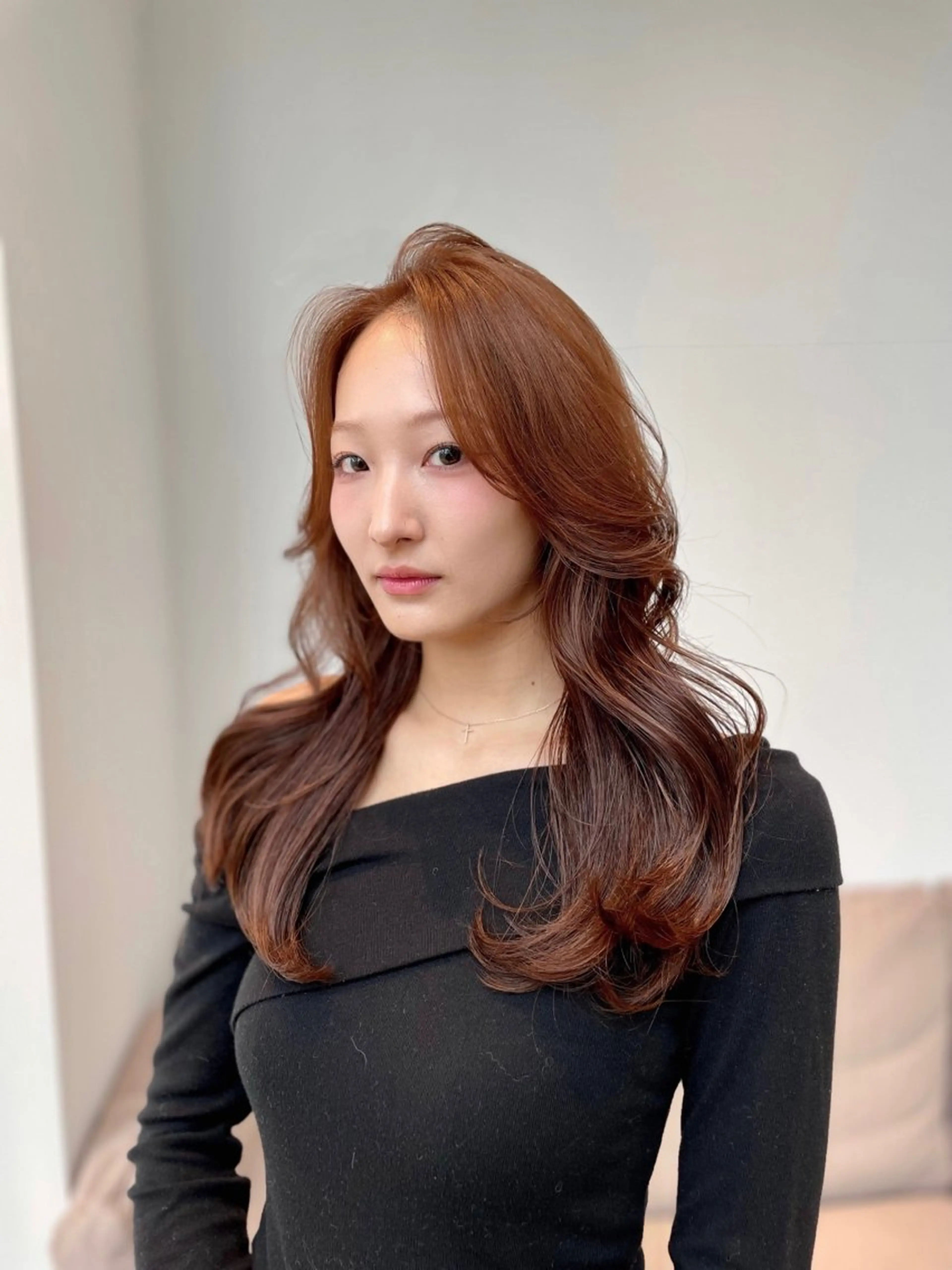 ロング カラー ヘアカラー トリートメント uka 東京ミッドタウン 六本木所属・🥀似合わせ🥀 柔らかカラー・タイトのヘアスタイル