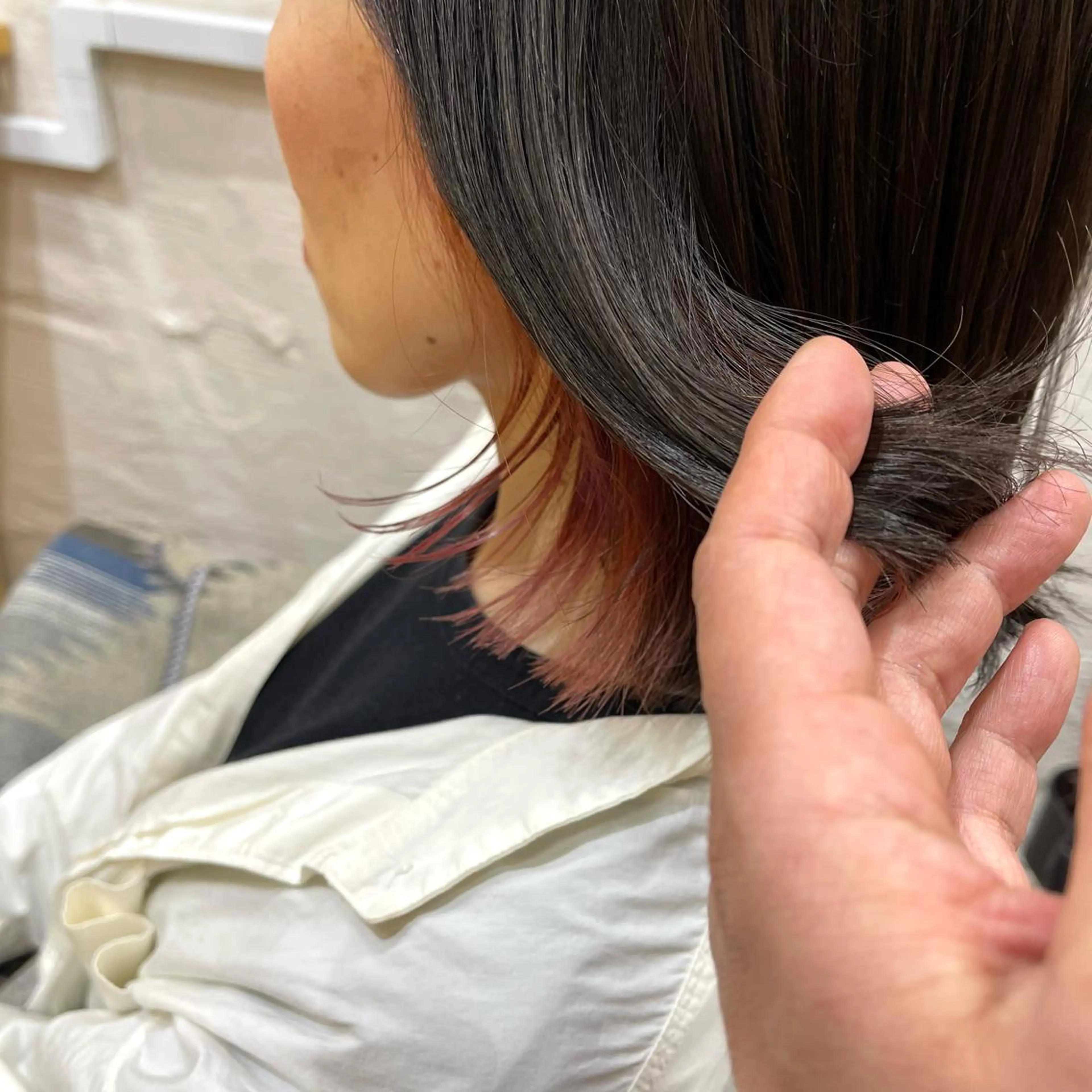 ミディアム カラー 黒崎 勝巳のヘアスタイル