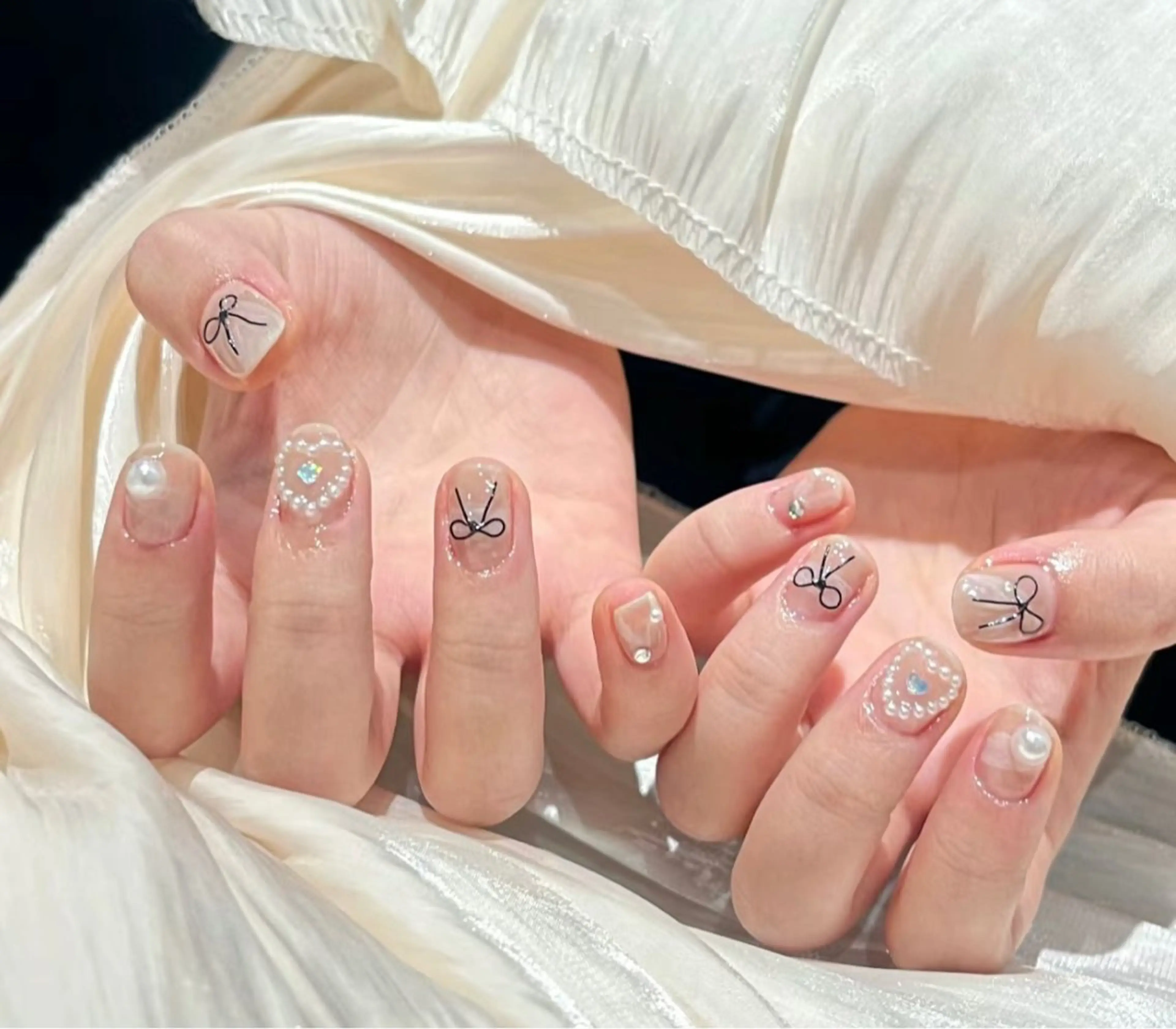 ネイル ハンドネイル ハンドケア 🍑 momo_nailのネイルデザイン