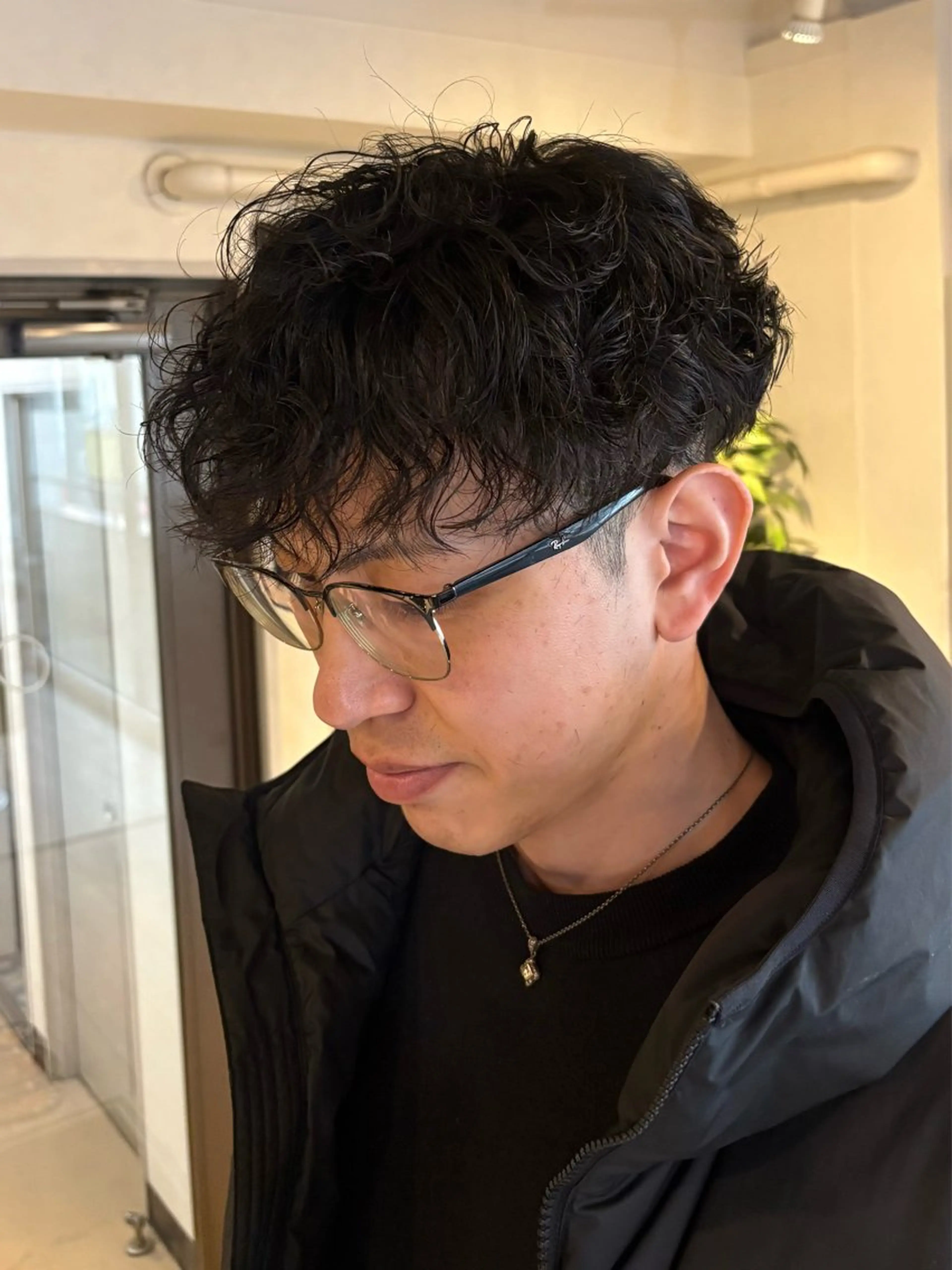 メンズ マッシュ メンズパーマ HINA/メンズ/ 似合わせ/京都のヘアスタイル