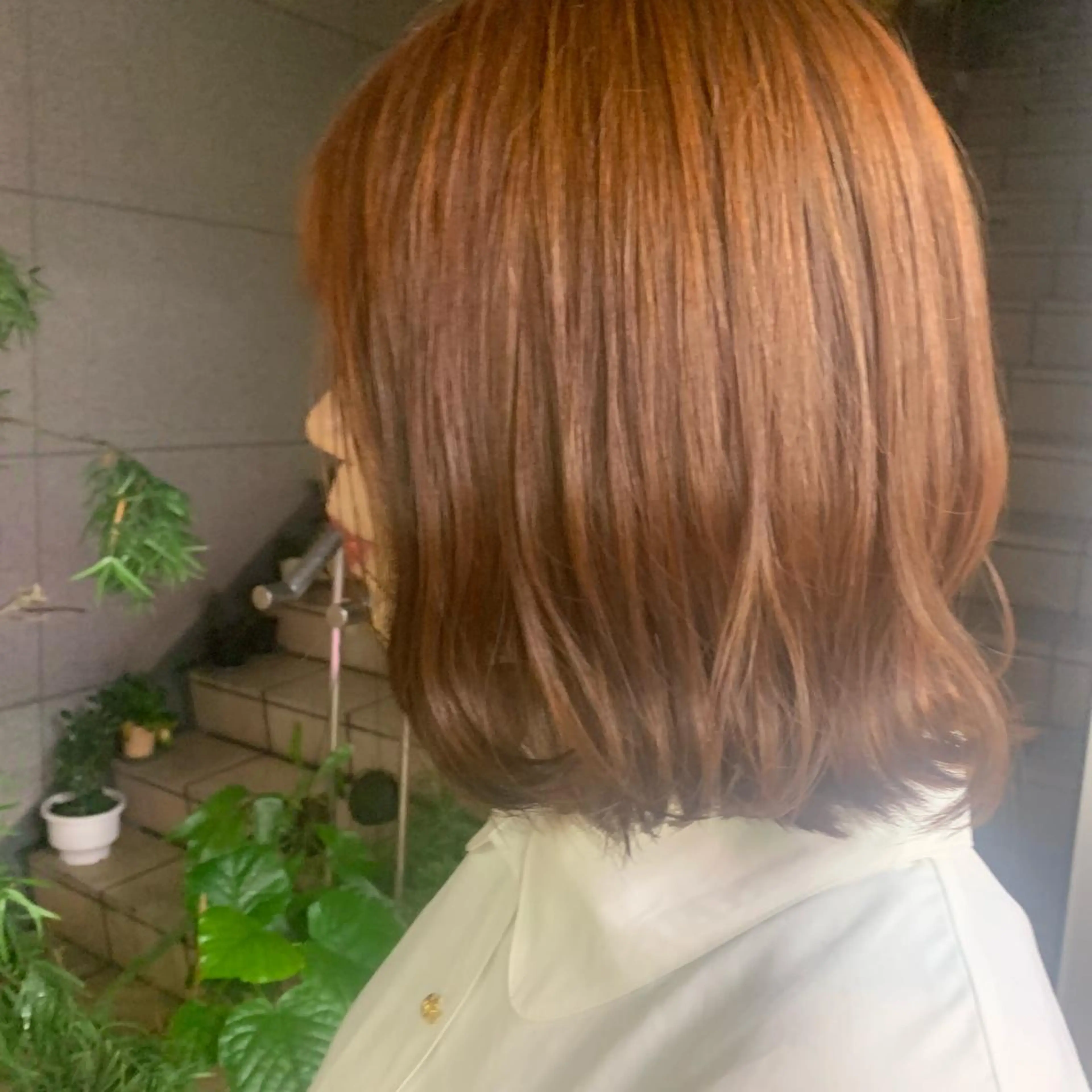 ミディアム カラー カット ヘアカラー タカノ ノゾミのヘアスタイル