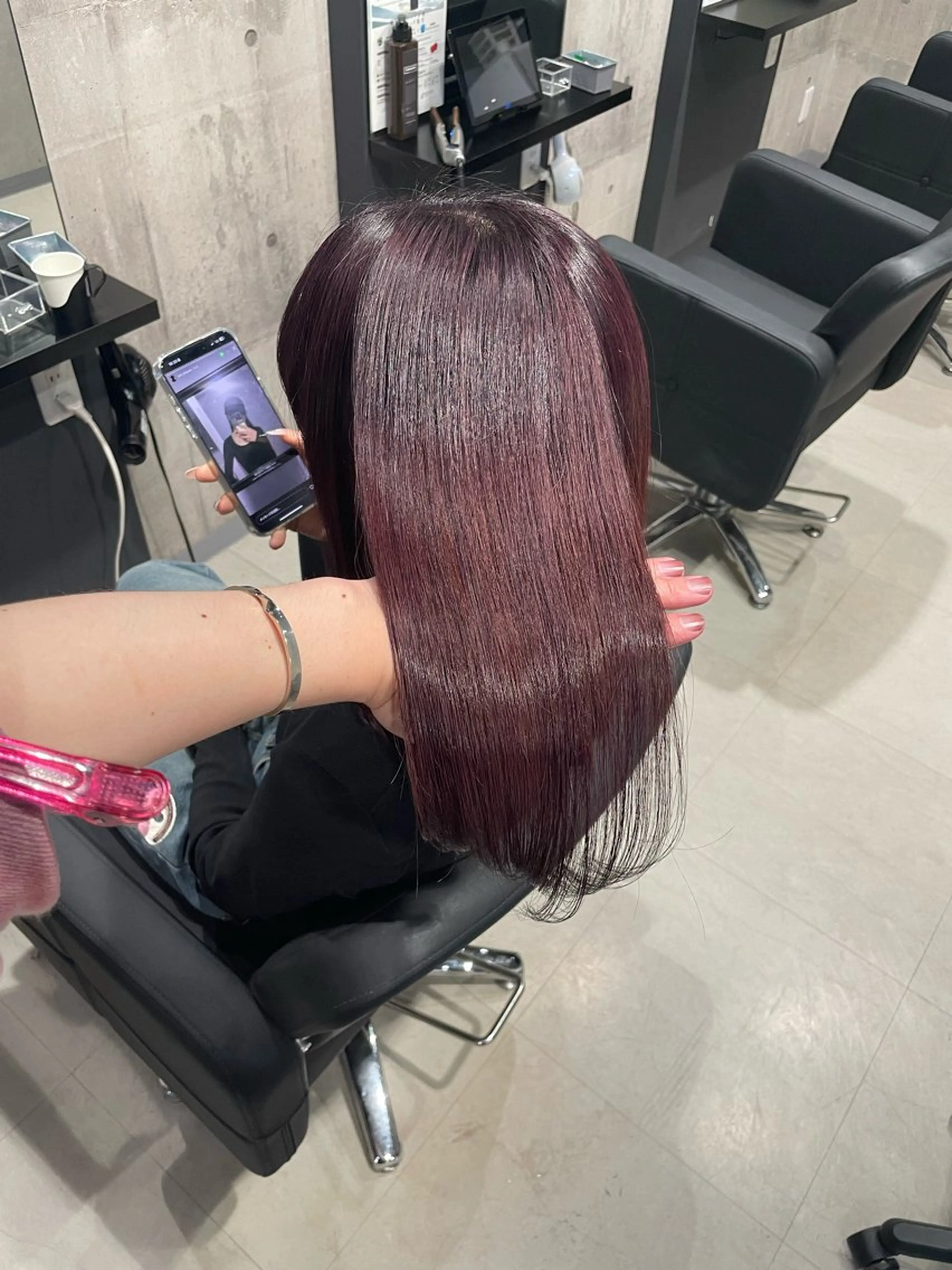 ミディアム カラー レッドカラー 🫧透明感/美髪🫧 Hiroakiのヘアスタイル