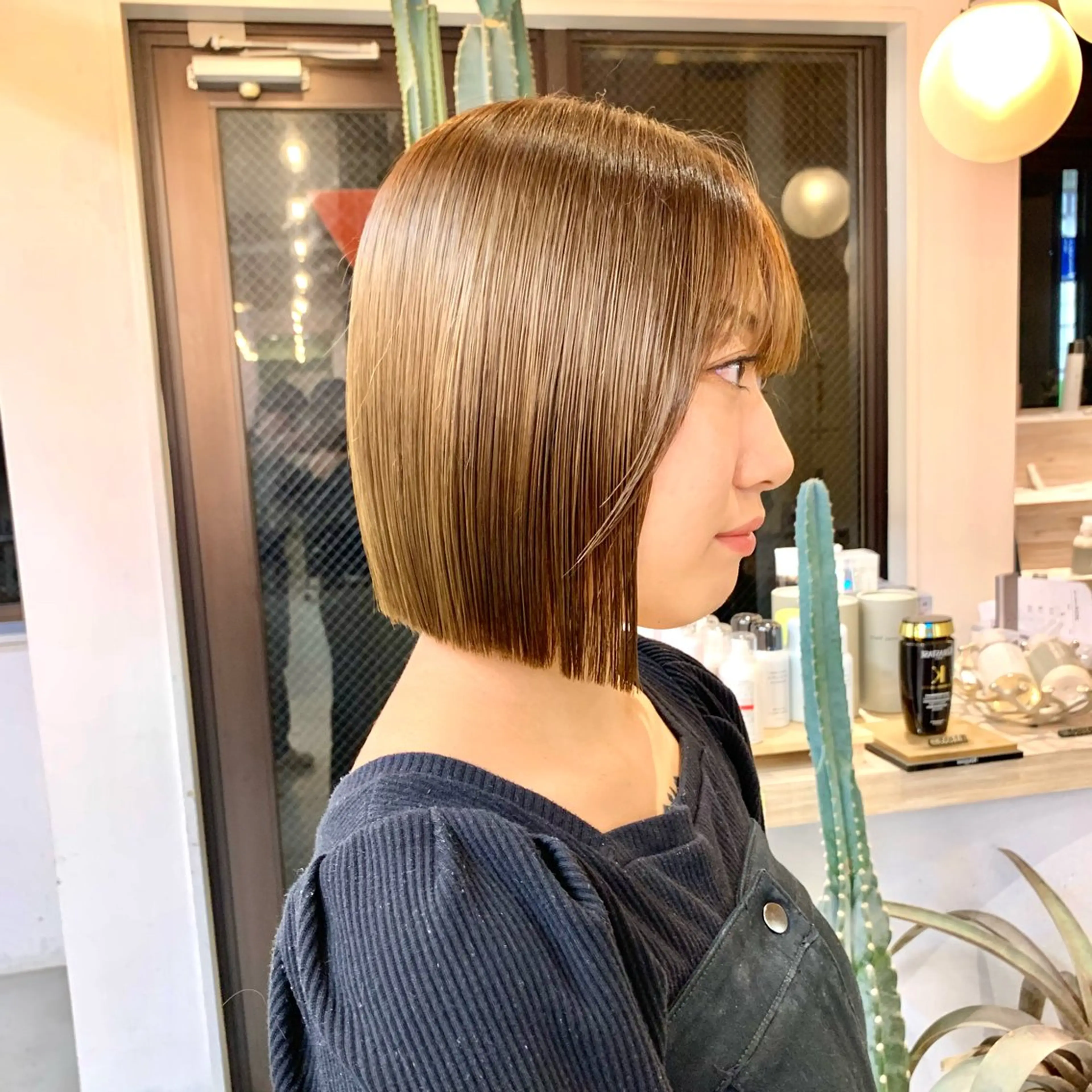 ミディアム 縮毛矯正/韓国ヘア /ブリーチ/ヒロのヘアスタイル