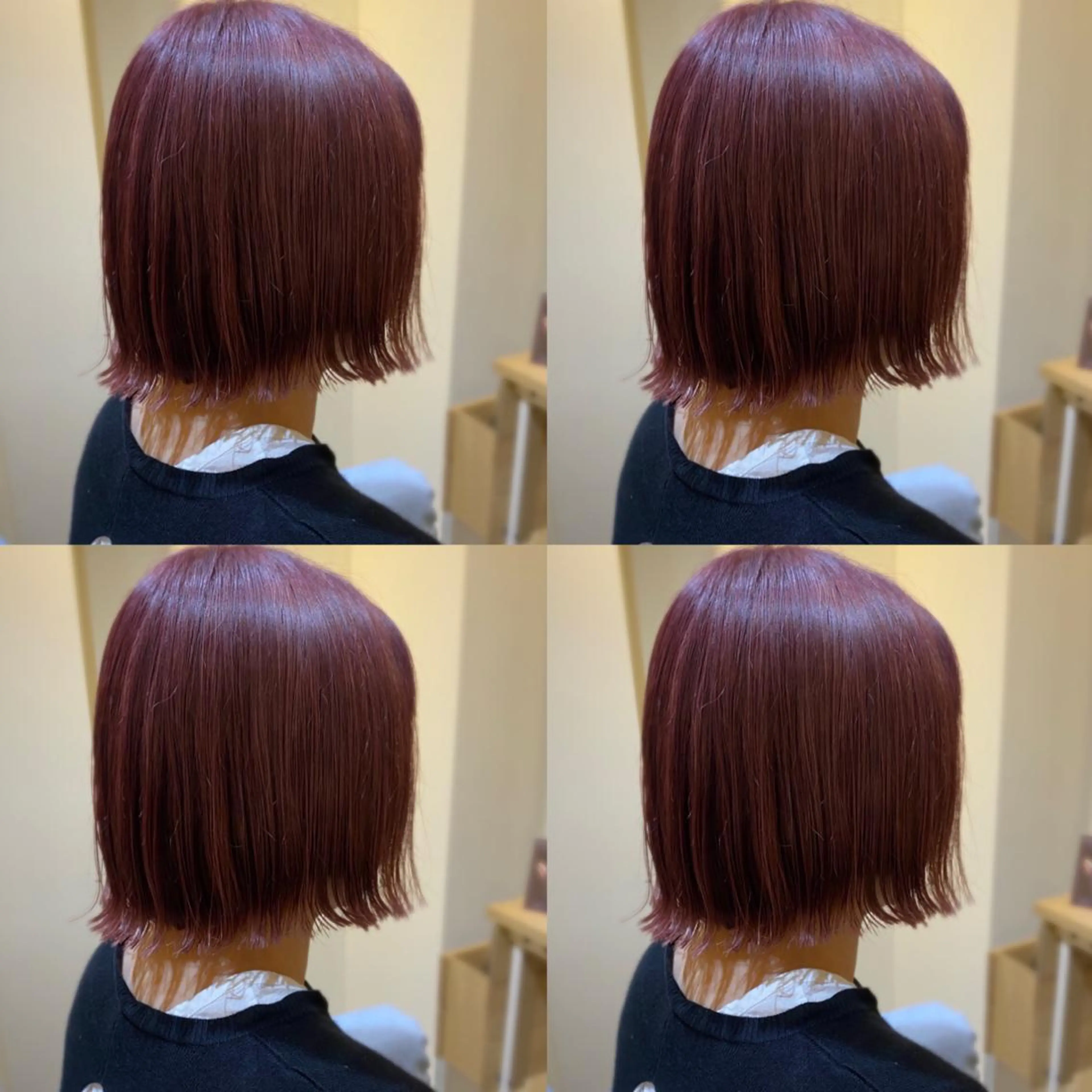 ショート カラー 金島 青のヘアスタイル
