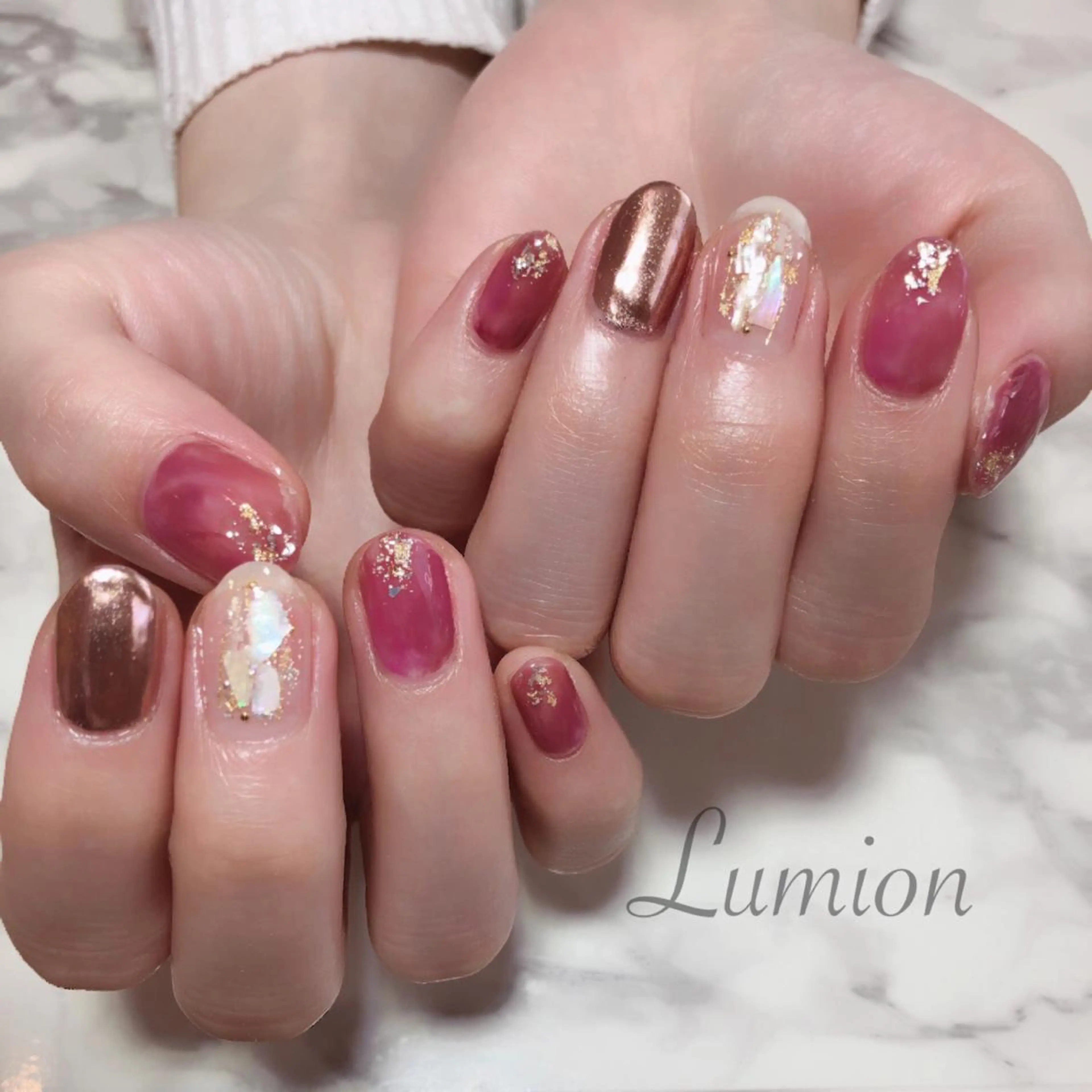 ネイル ハンドネイル nailroom Lumionのネイルデザイン