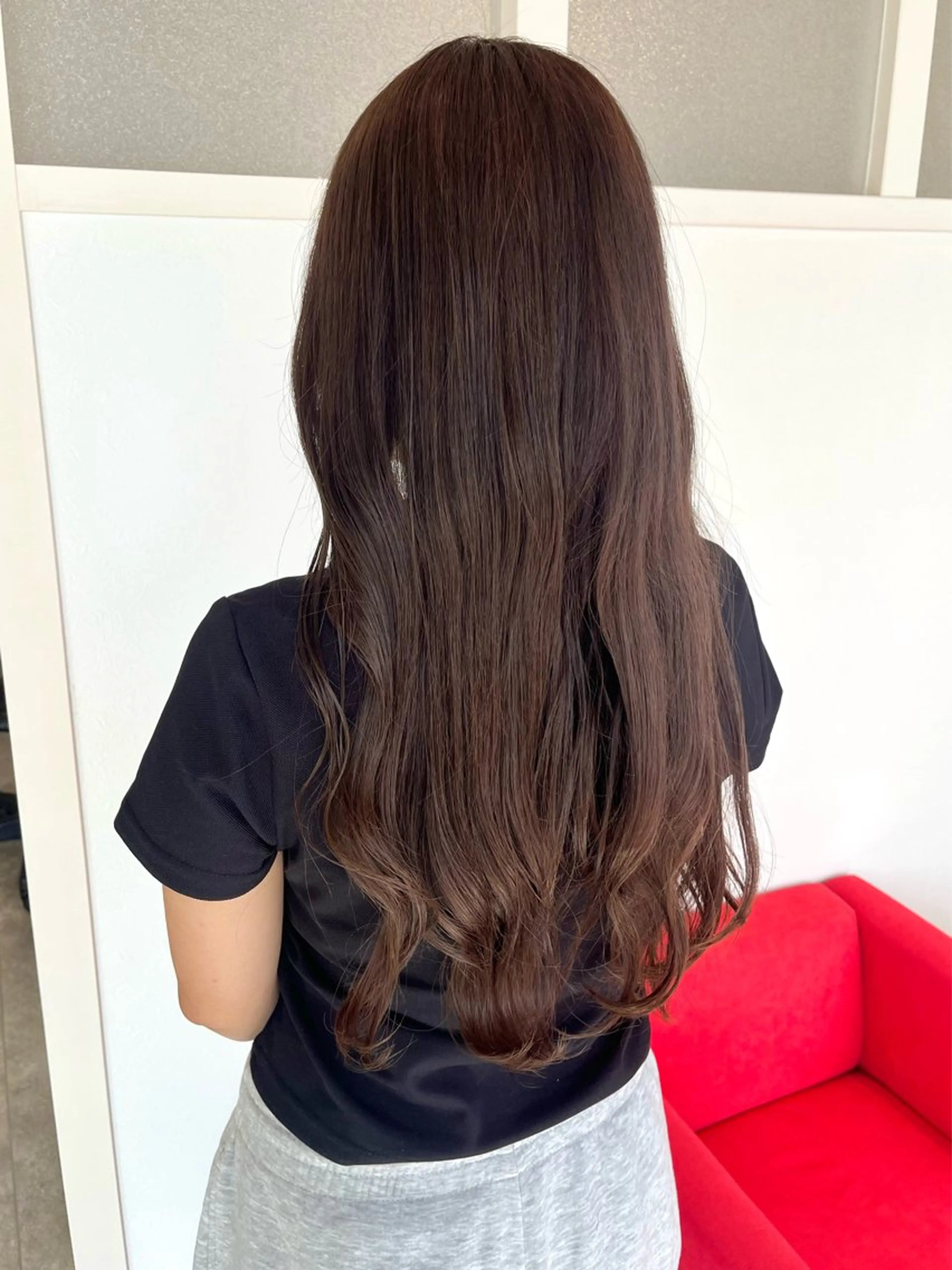 カラー ベージュカラー カット ヘアカラー 堀越 エリのヘアスタイル