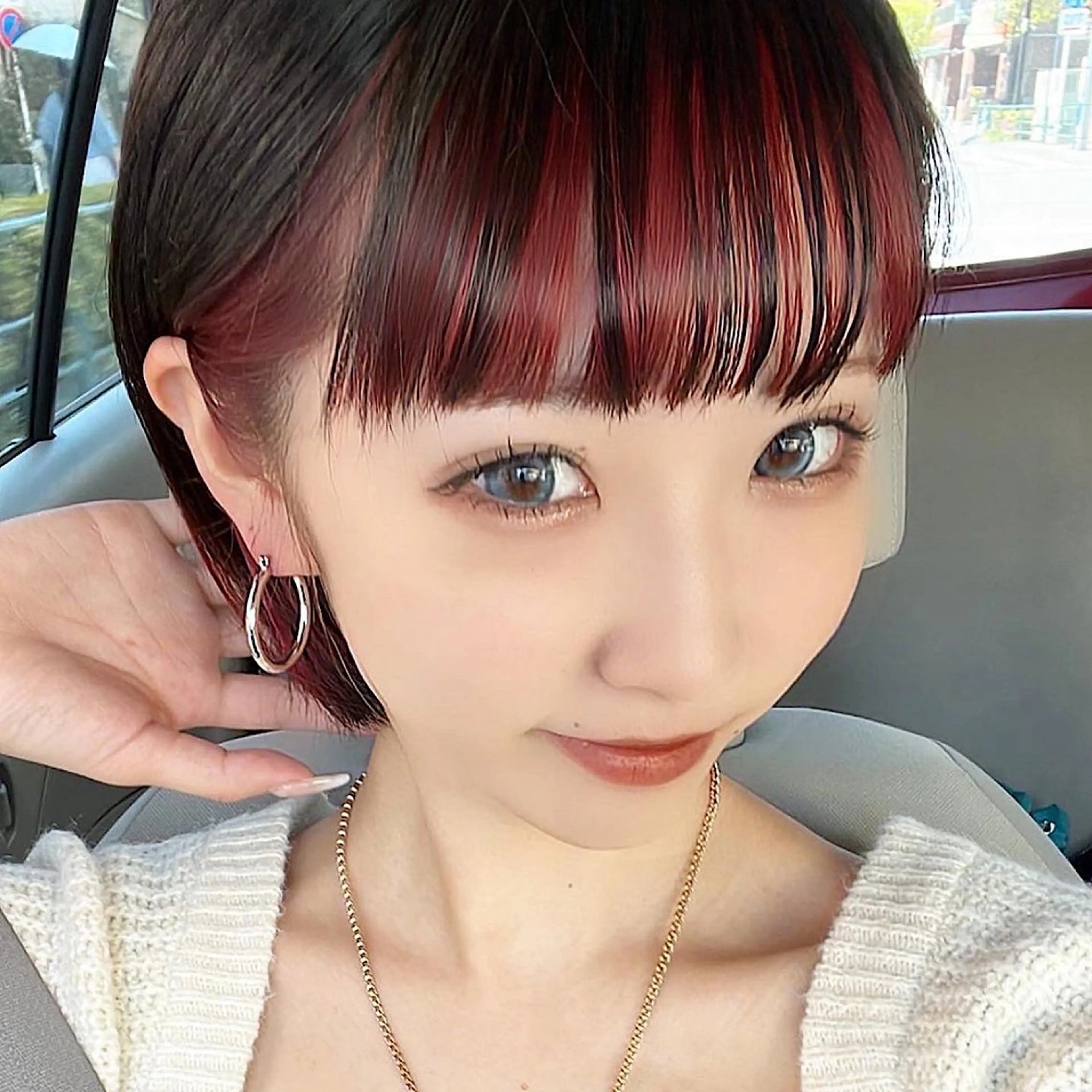 ショート カラー 韓国ヘア/艶カラー /田中悠佑のヘアスタイル