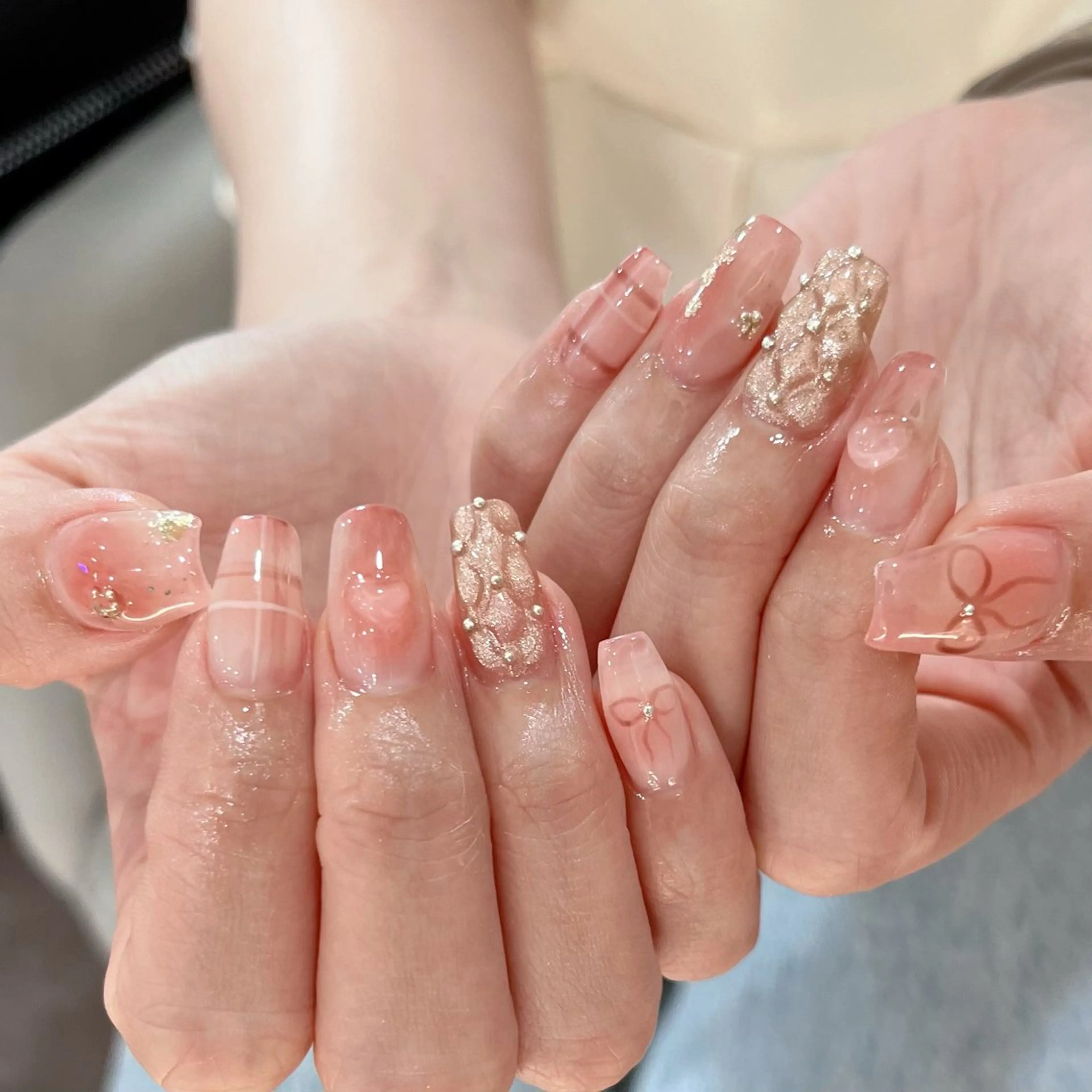 ネイル 韓国ネイル ワンホンネイル ハンドネイル ハンドケア Kawaii _Nailのネイルデザイン