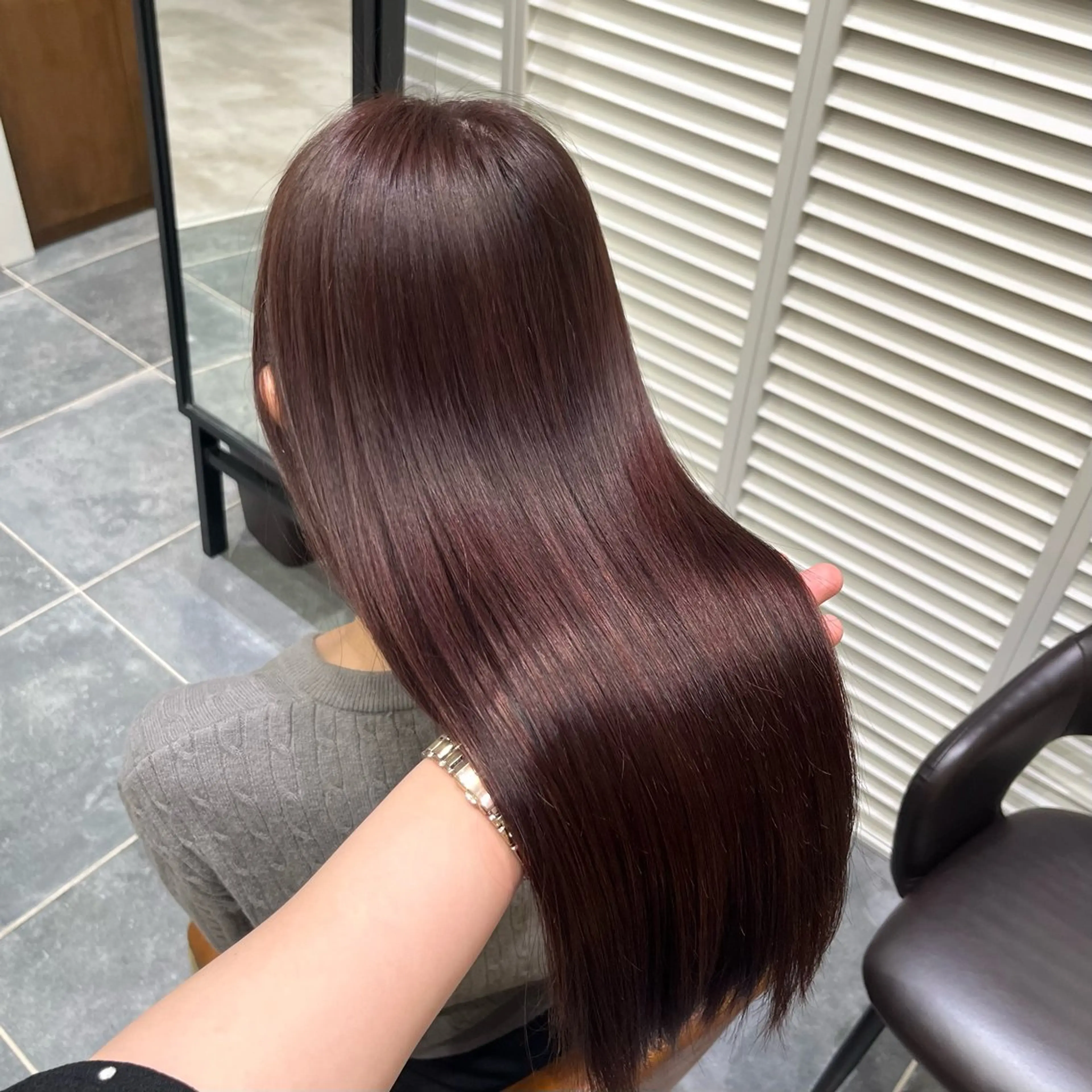 カラー ヘアカラー トリートメント かわいいを＋🎀𖤐 上品hair/ 星愛のヘアスタイル