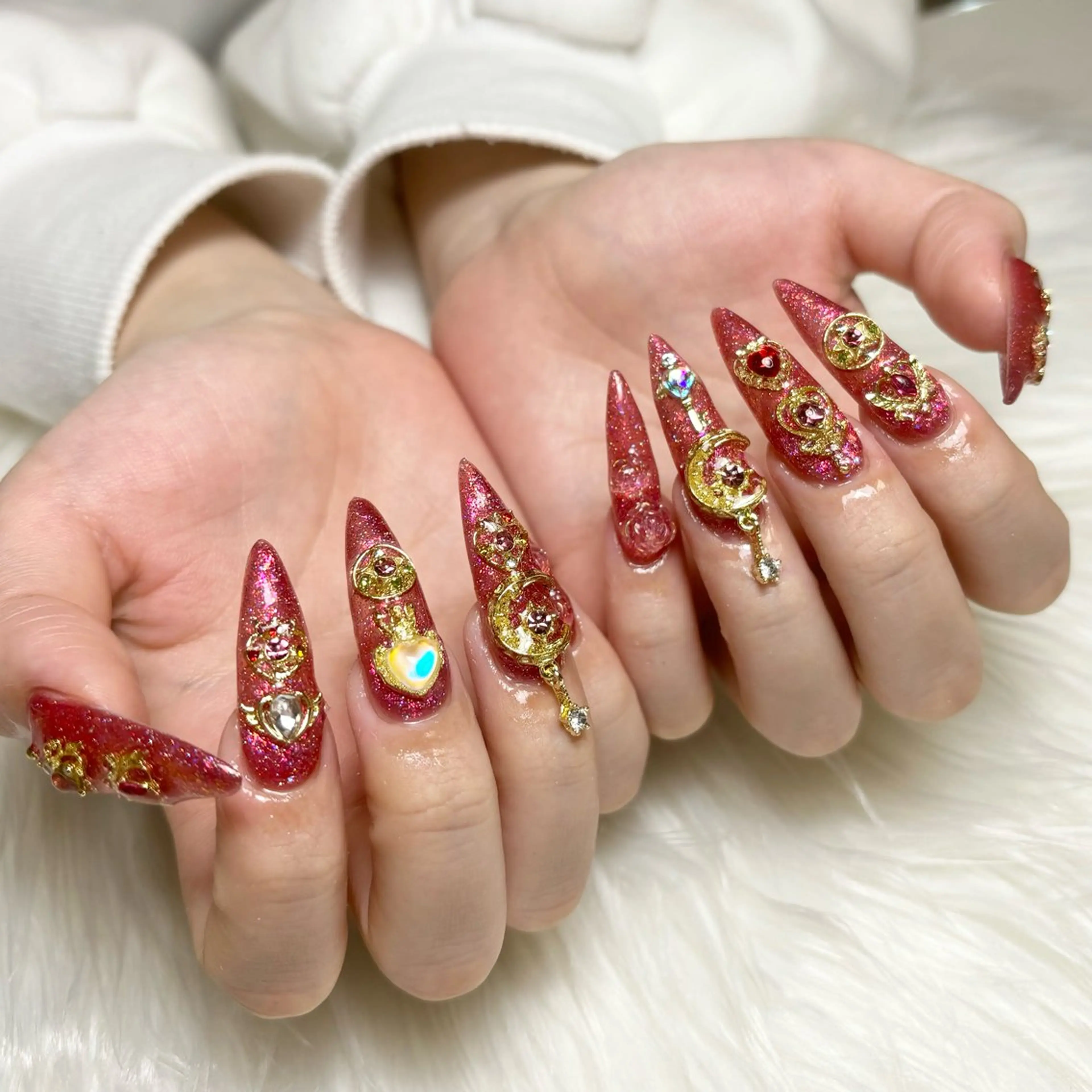 ネイル 持ち込み ハンドネイル etoile filanteのネイルデザイン