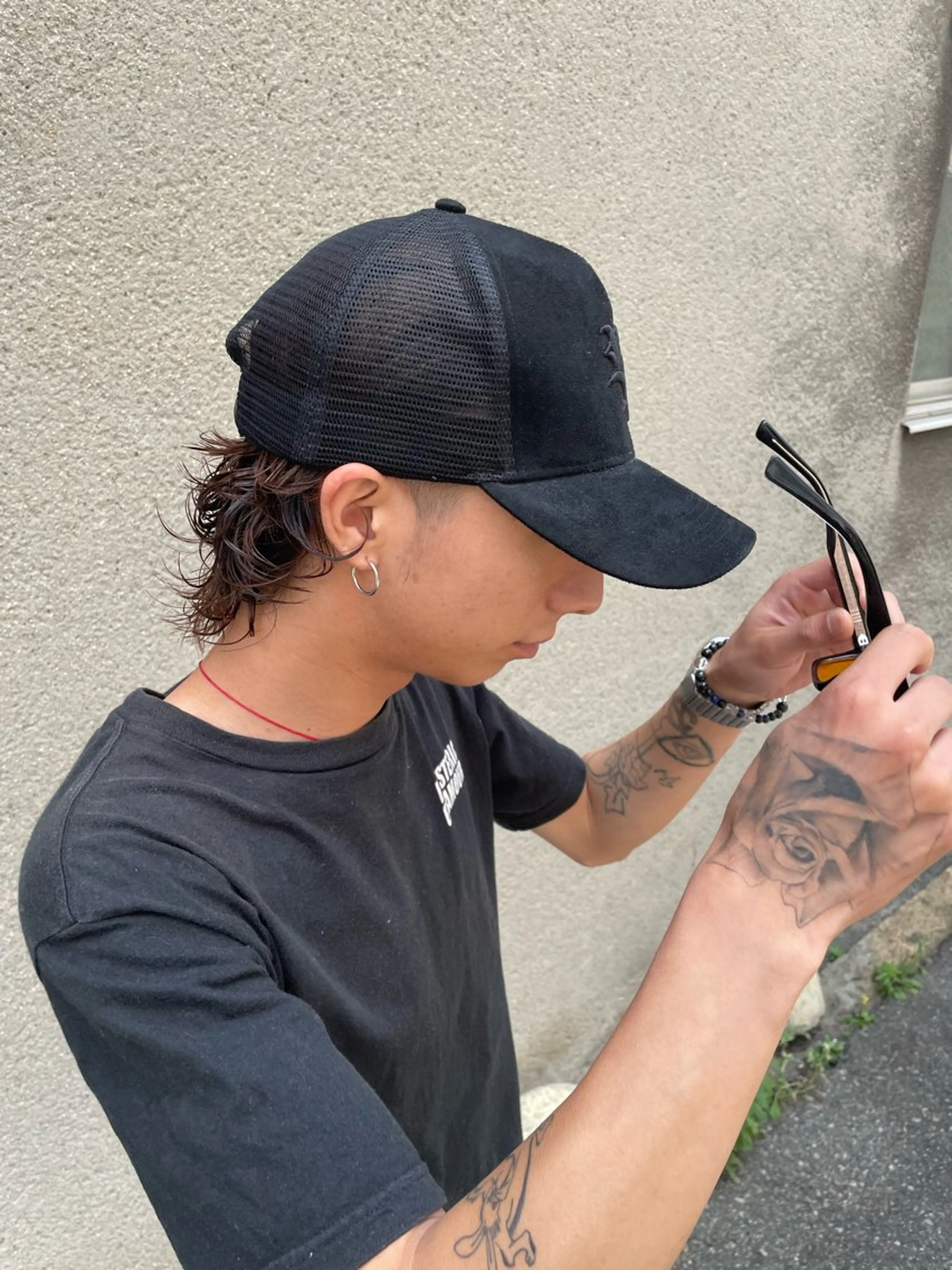 パーマ メンズ センターパート メンズパーマ 慎太朗/パーマ/ボブ /センターパートのヘアスタイル