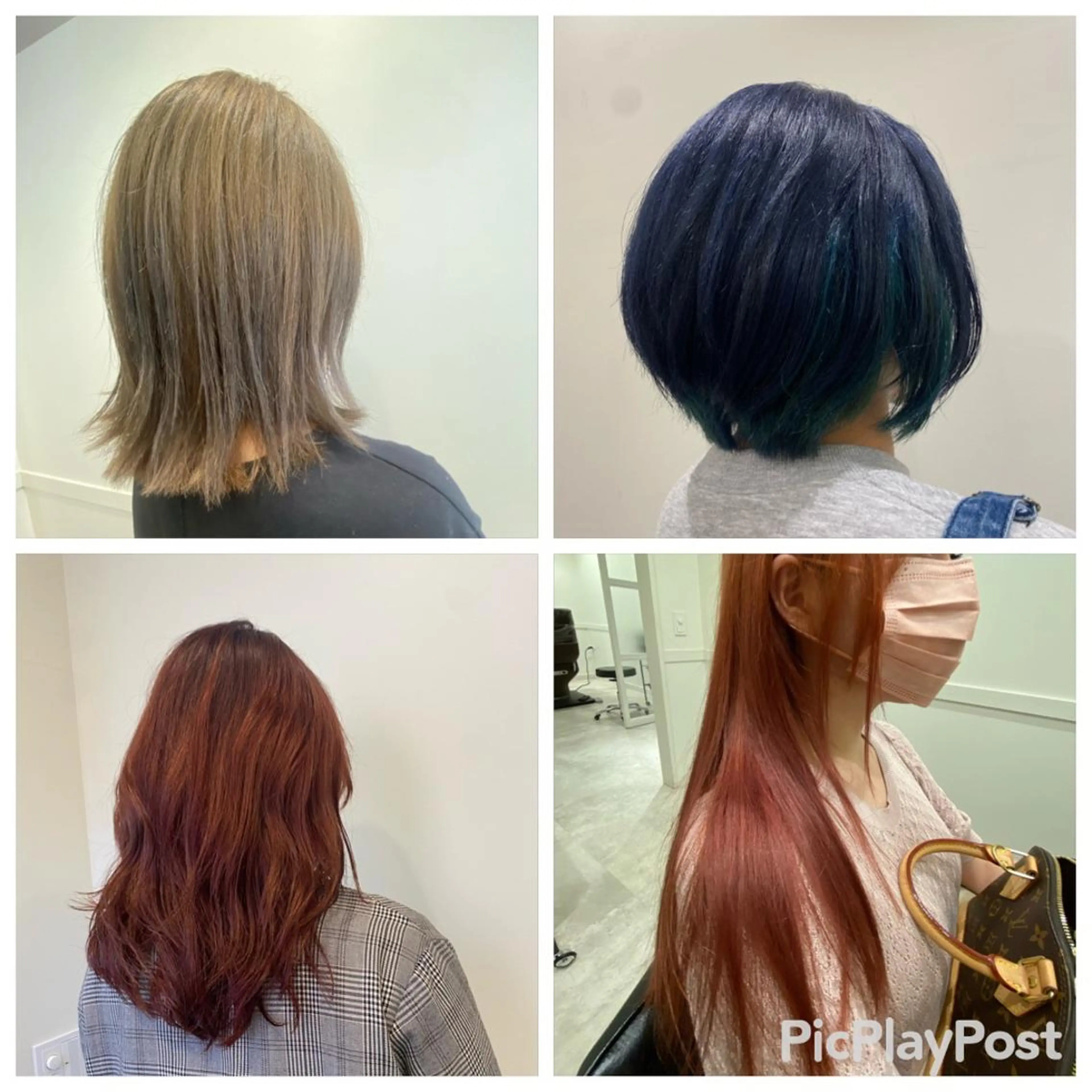 ミディアム カラー ダブルカラー ヘアカラー トリートメント ブリーチ縮毛矯正 ／髪質改善／KEIのヘアスタイル