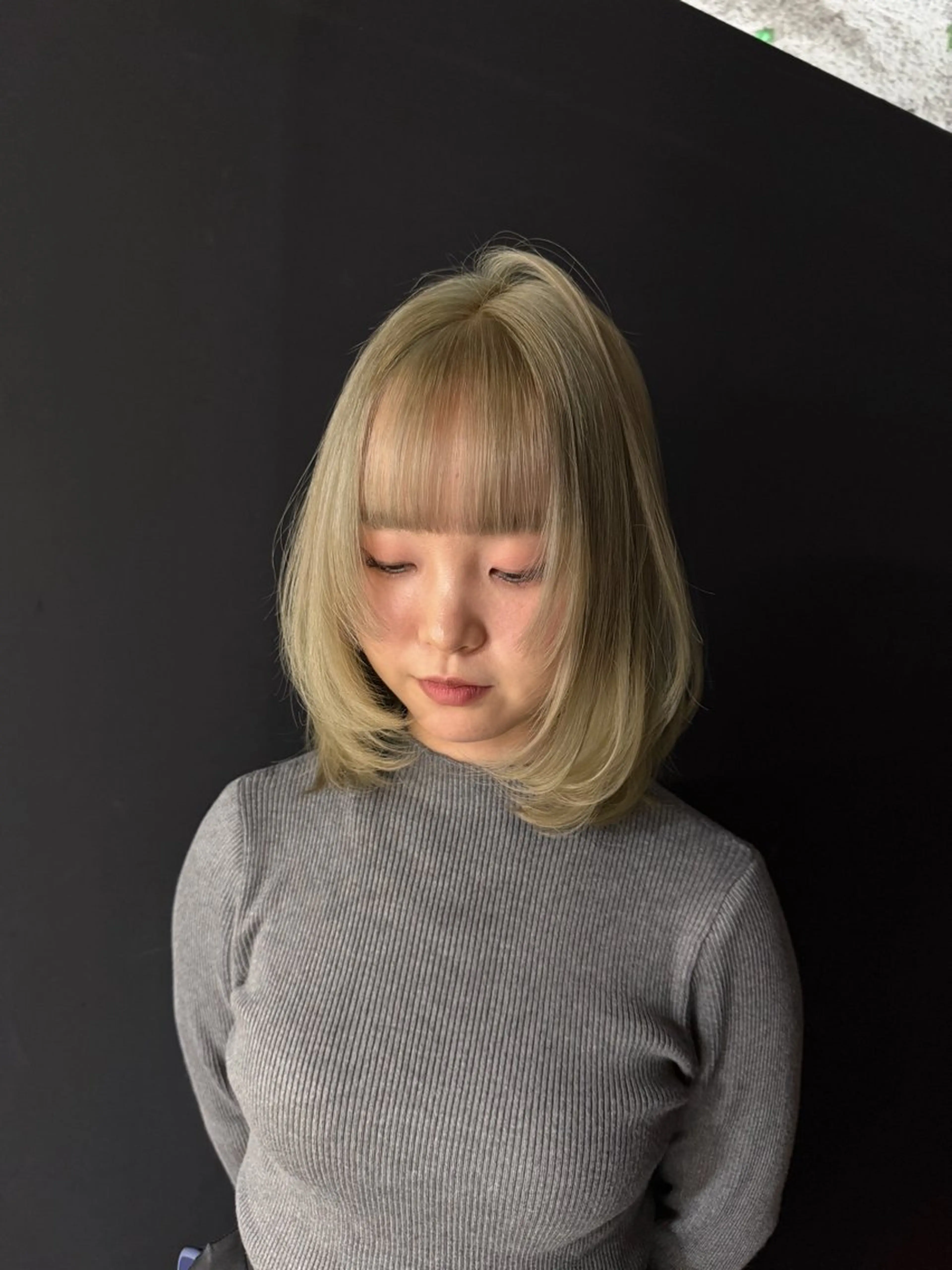 セミロング カラー ヘアカラー ブリーチ/エクステ/ 新宿/アリルのヘアスタイル