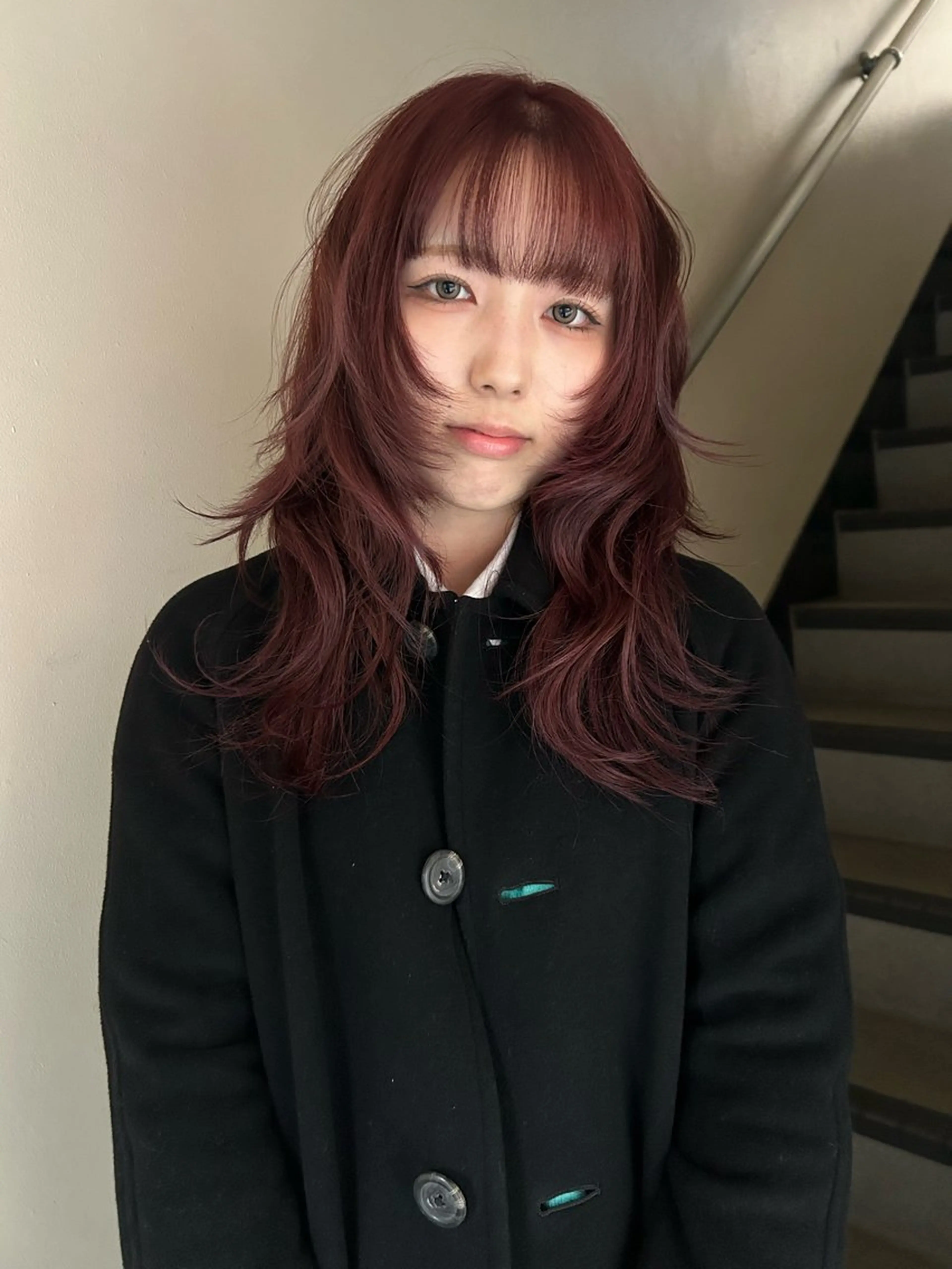 セミロング カラー ブリーチ ダブルカラー ブリーチなしカラー ヘアカラー トリートメント ☕️結【suii.】 ボブ/ヘアセット☕️のヘアスタイル