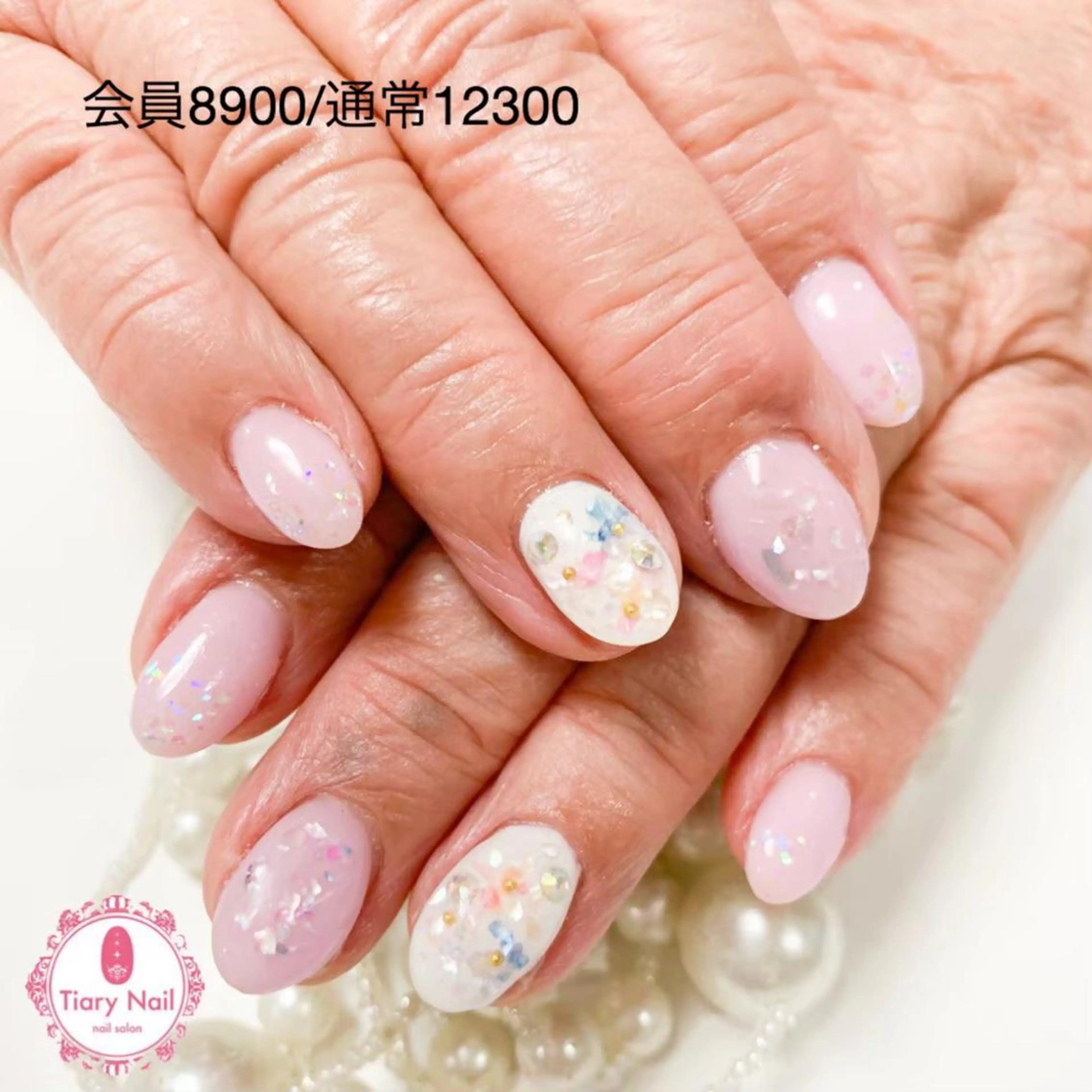 ネイル 💗🪽Tiary Nail🪽💗のネイルデザイン