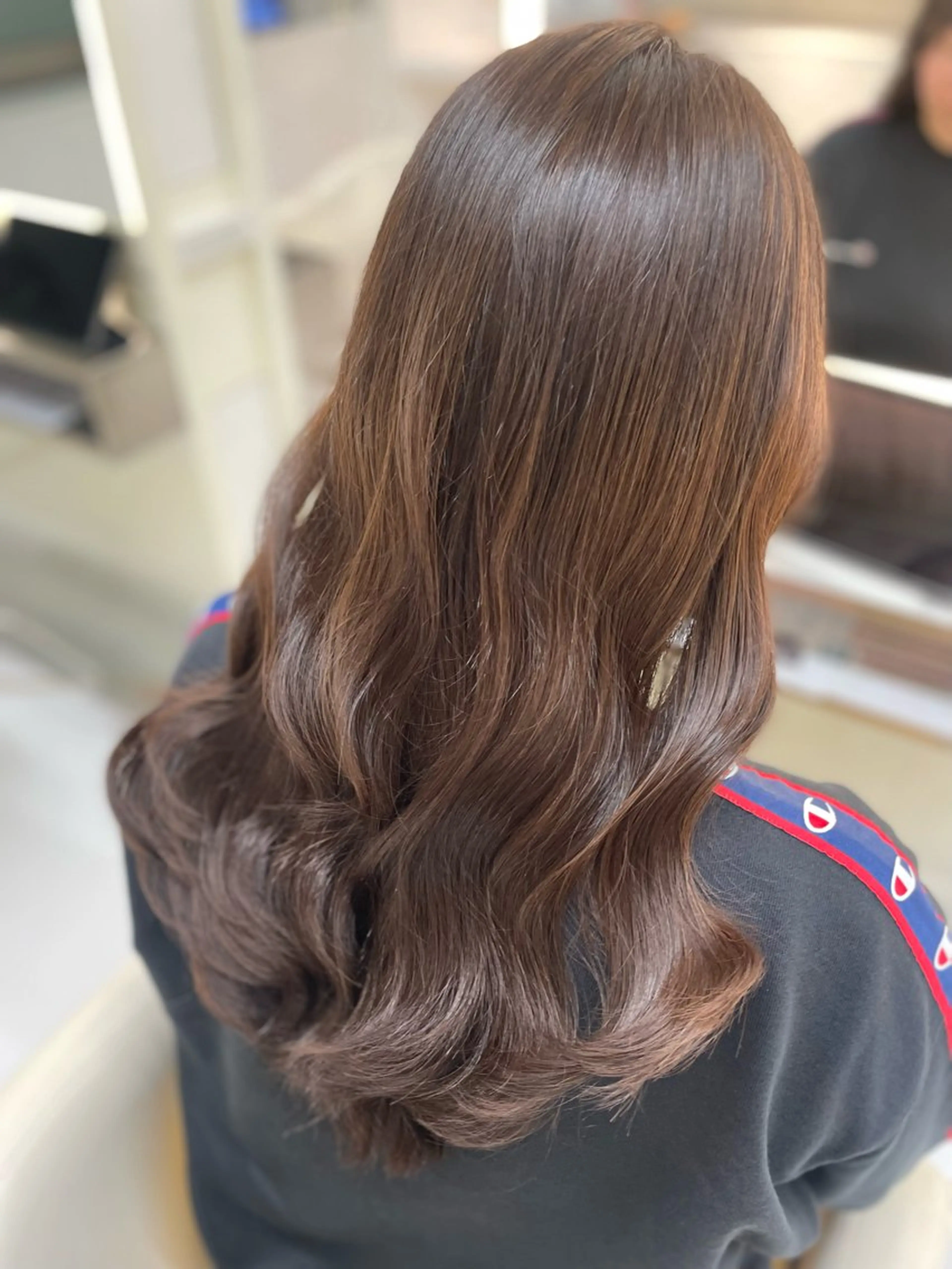 ロング ヘアカラー トリートメント 💈髪質改善メニュー 佐藤 萌💈のヘアスタイル