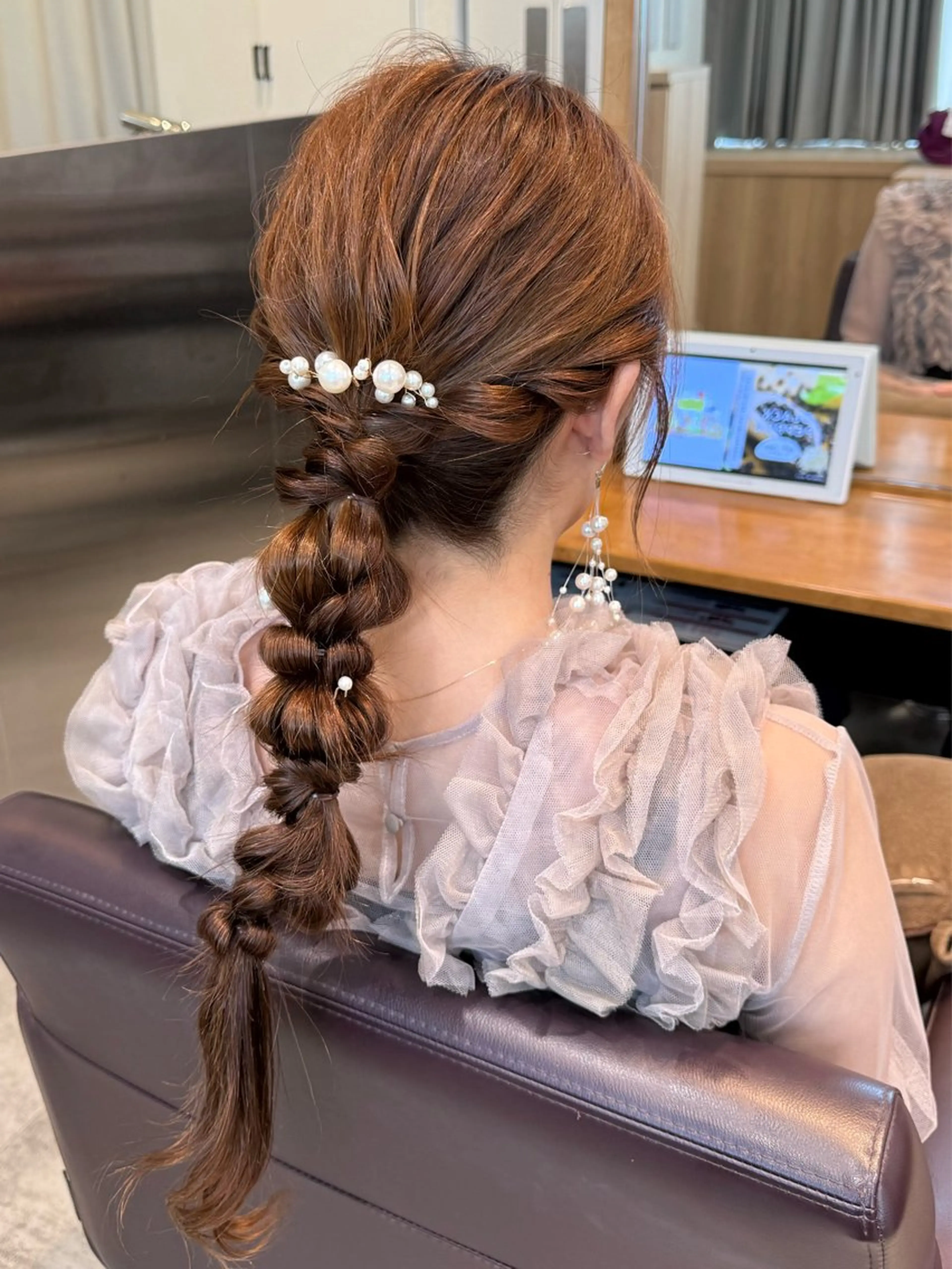 ヘアアレンジ ヘアセット ハイトーン/ダブル カラー/あやかのヘアスタイル