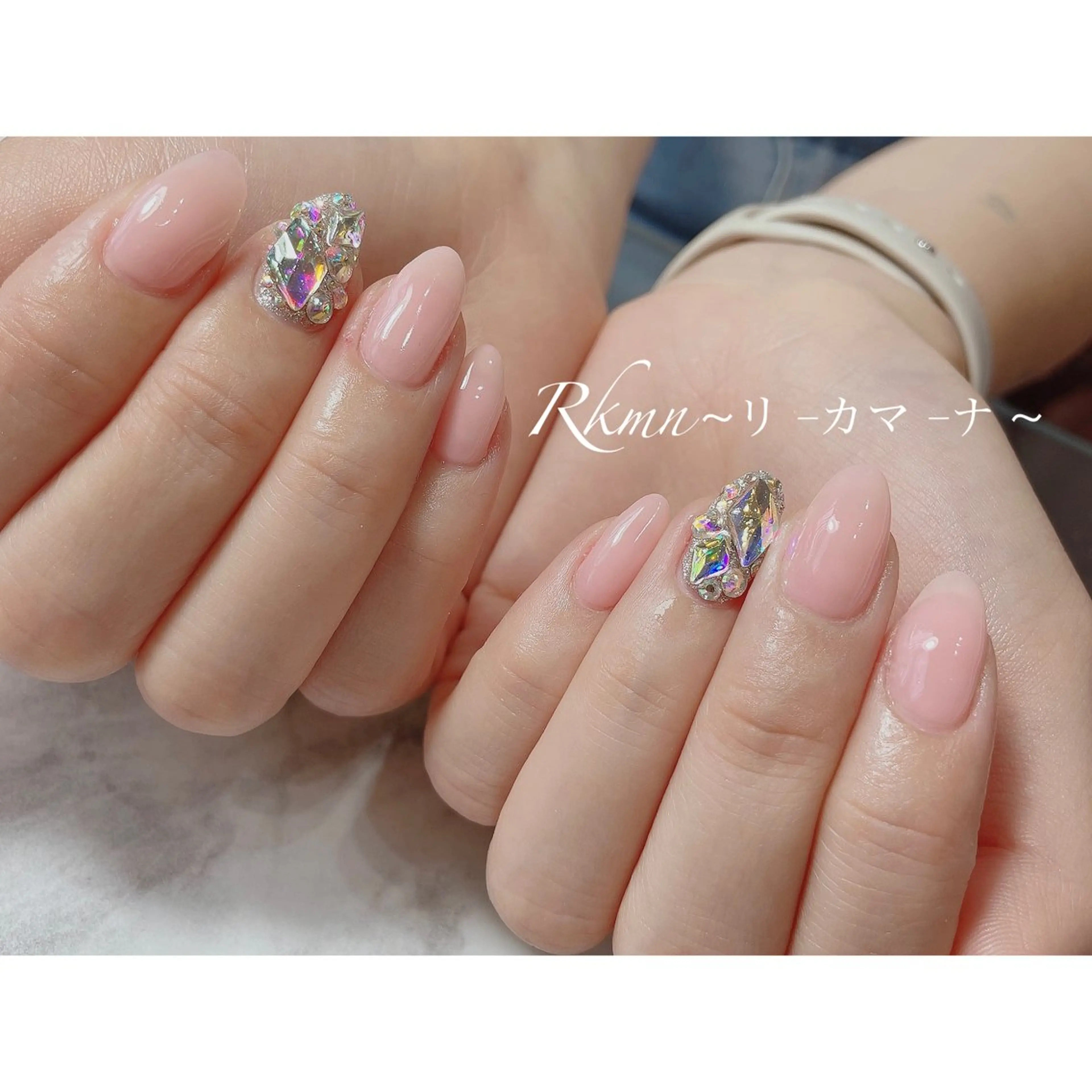 ネイル アートネイル 春ネイル ハンドネイル フットネイル ハンドケア Rkmn ~リ-カマ-ナ~のネイルデザイン