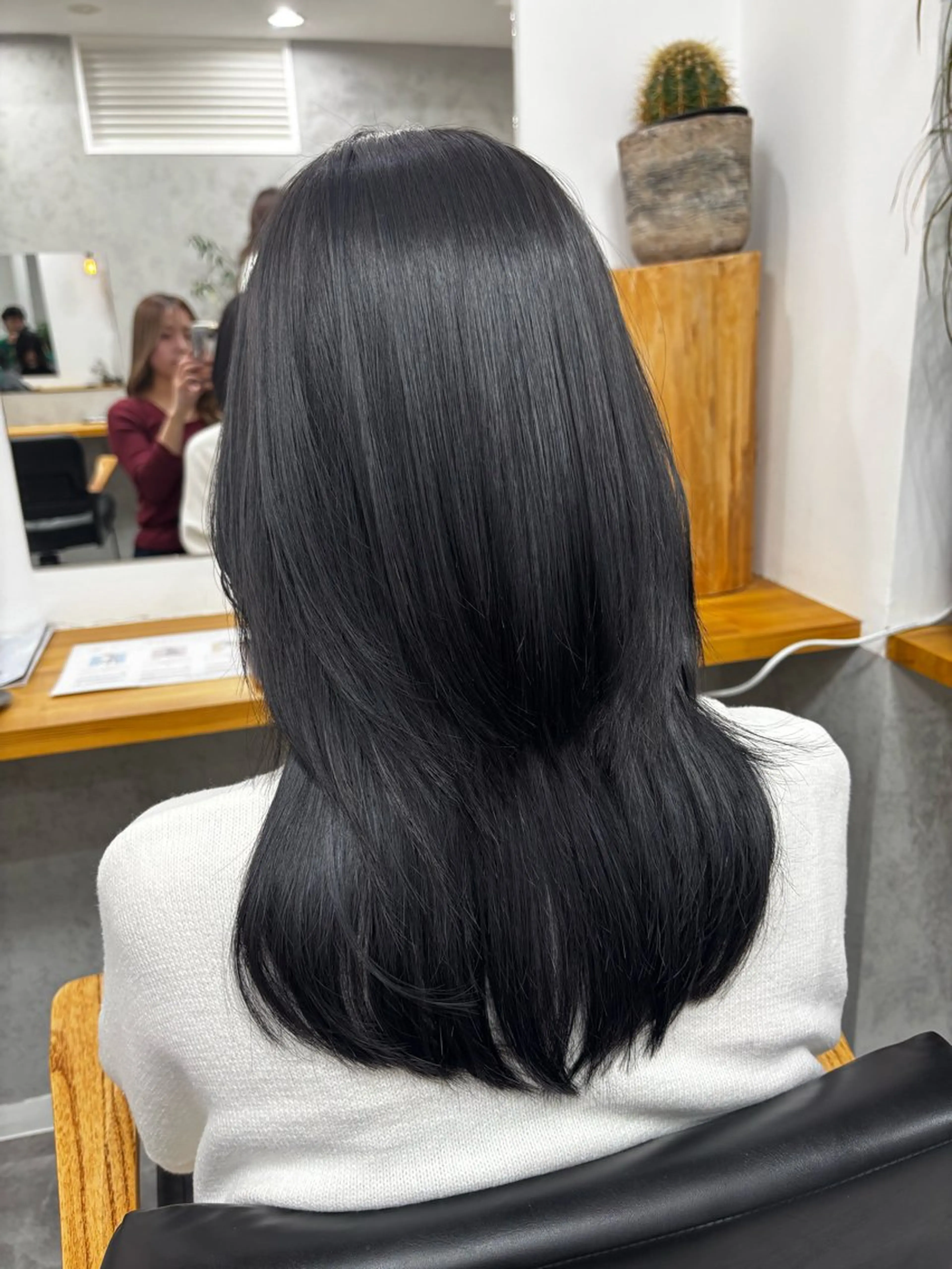 ロング カラー ヘアカラー トリートメント misa🫧ナチュラ ル縮毛矯正/髪質改善のヘアスタイル