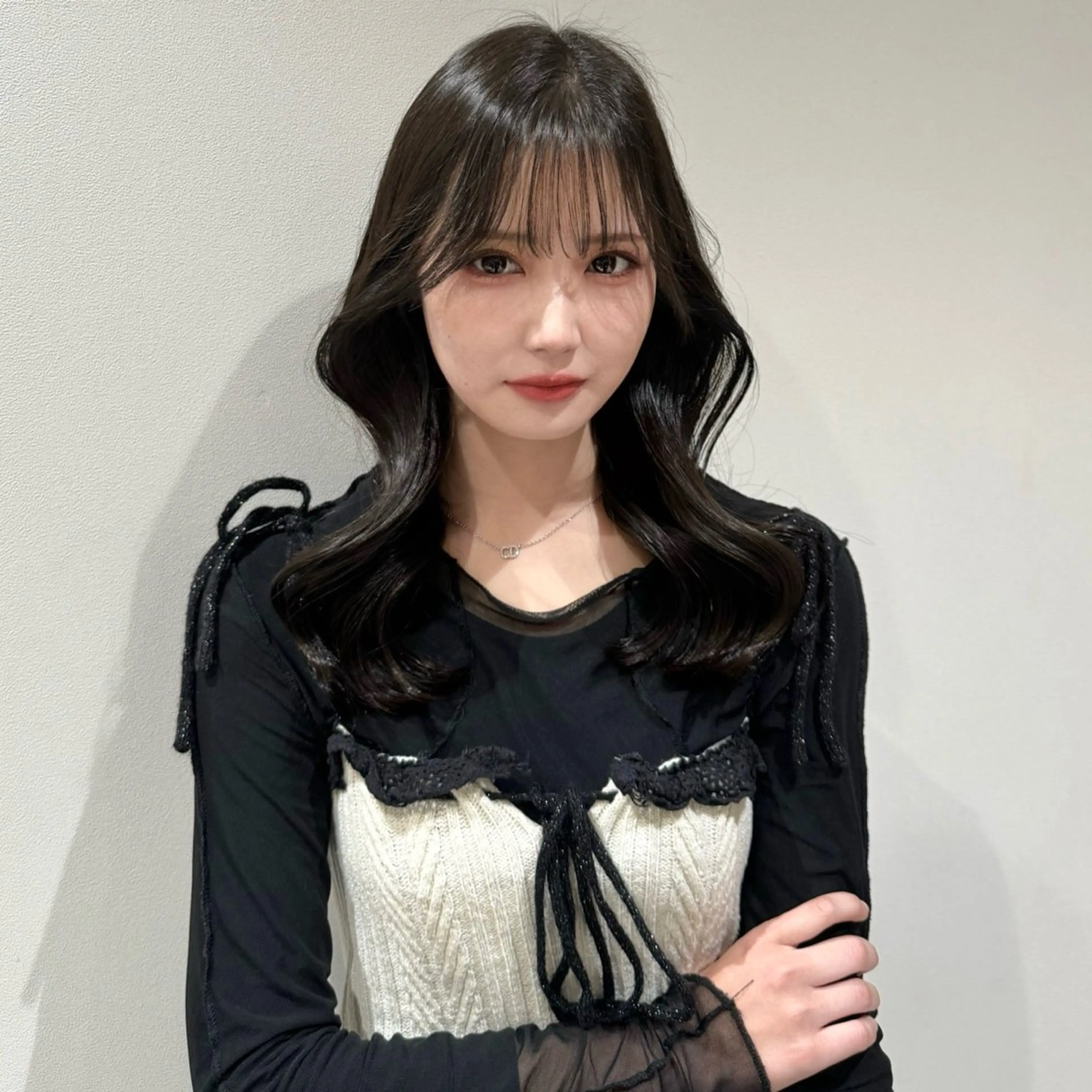 ロング カラー カット ヘアカラー トリートメント 🩷渋谷/韓国レイヤ ー/透明感Sayaのヘアスタイル