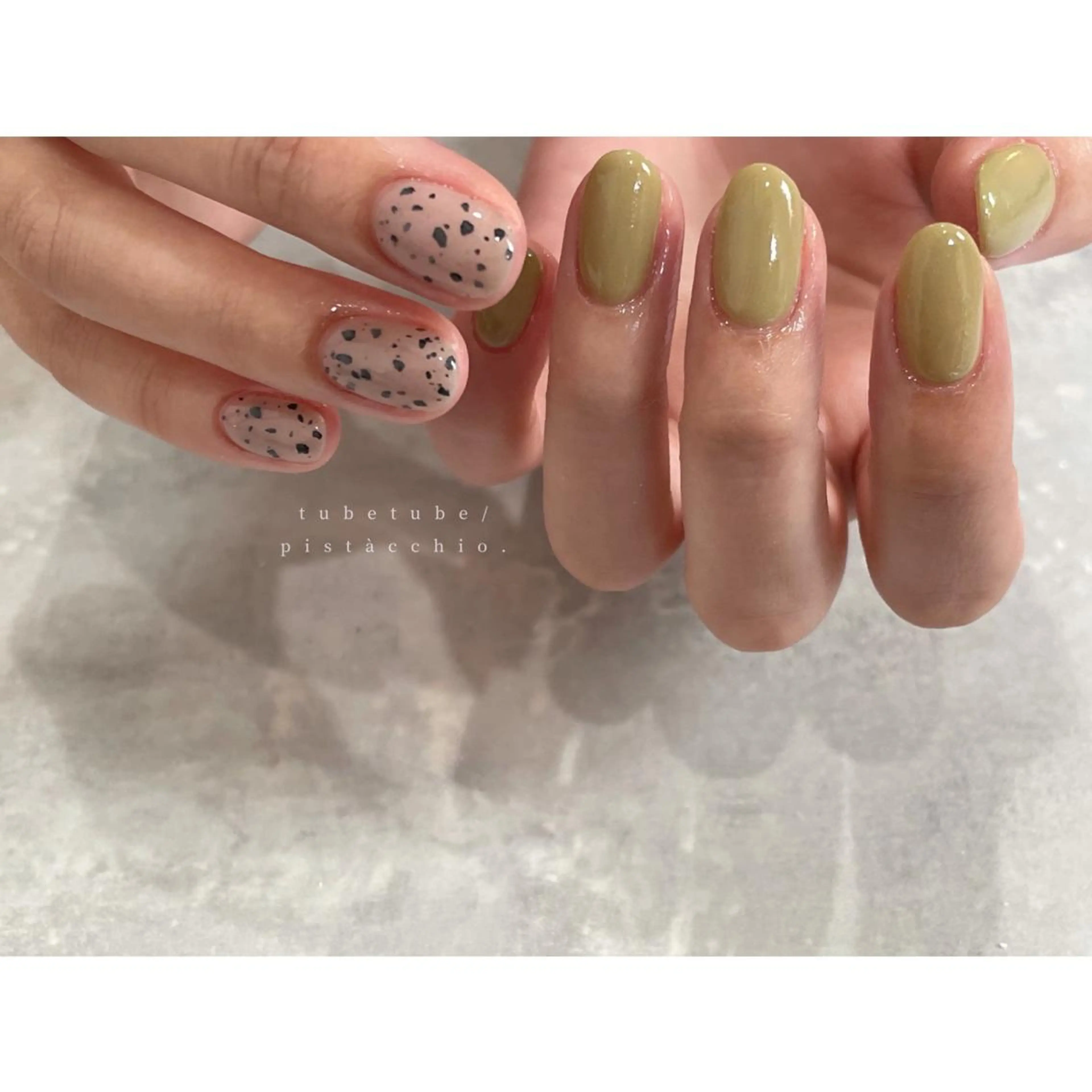 ネイル アートネイル ミラーネイル ニュアンスネイル オフィスネイル ワンカラーネイル ハンドネイル lacier nailのネイルデザイン