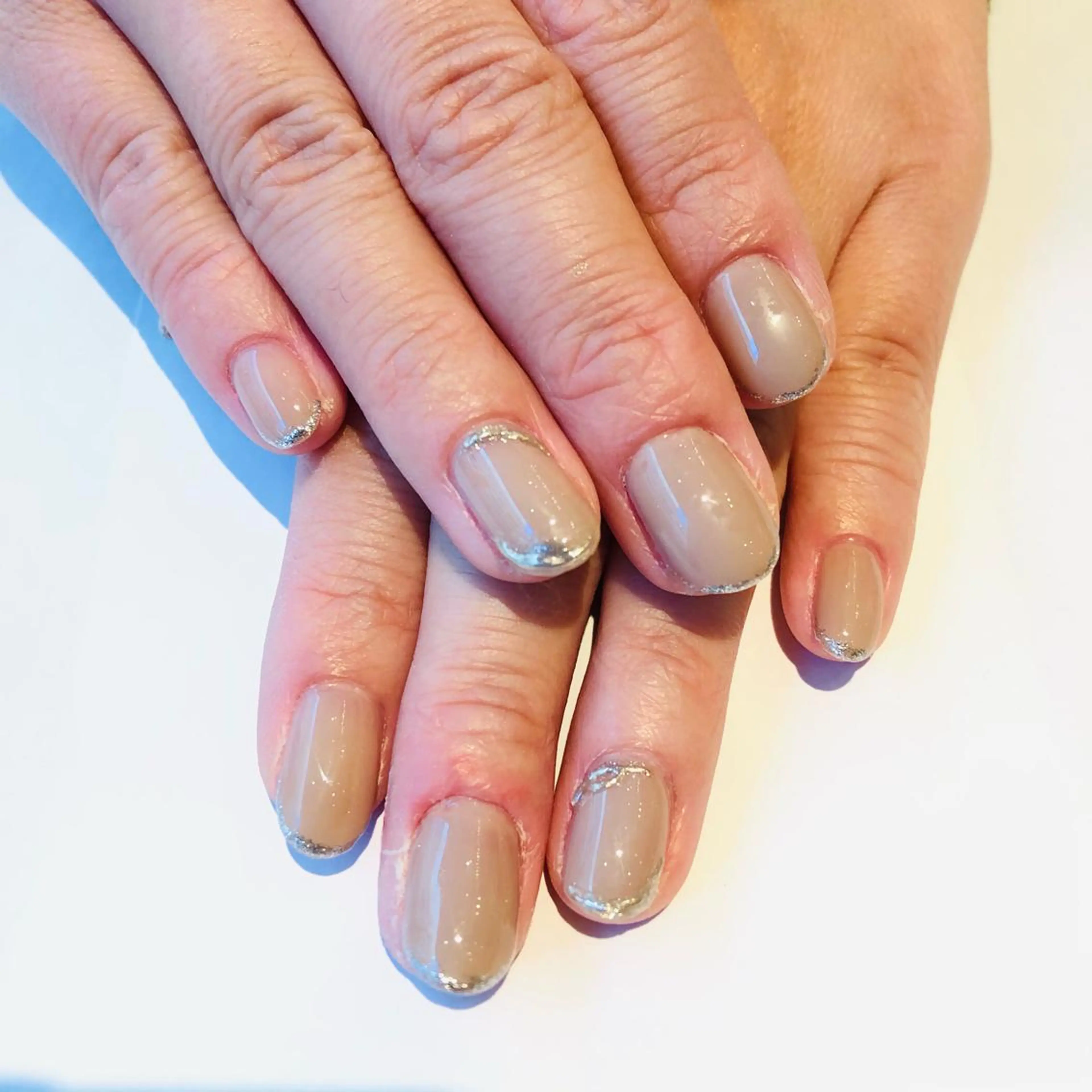 ネイル ミラーネイル 大阪福島韓国束感まつ げ Sayaka🤍のマツエク・マツパデザイン