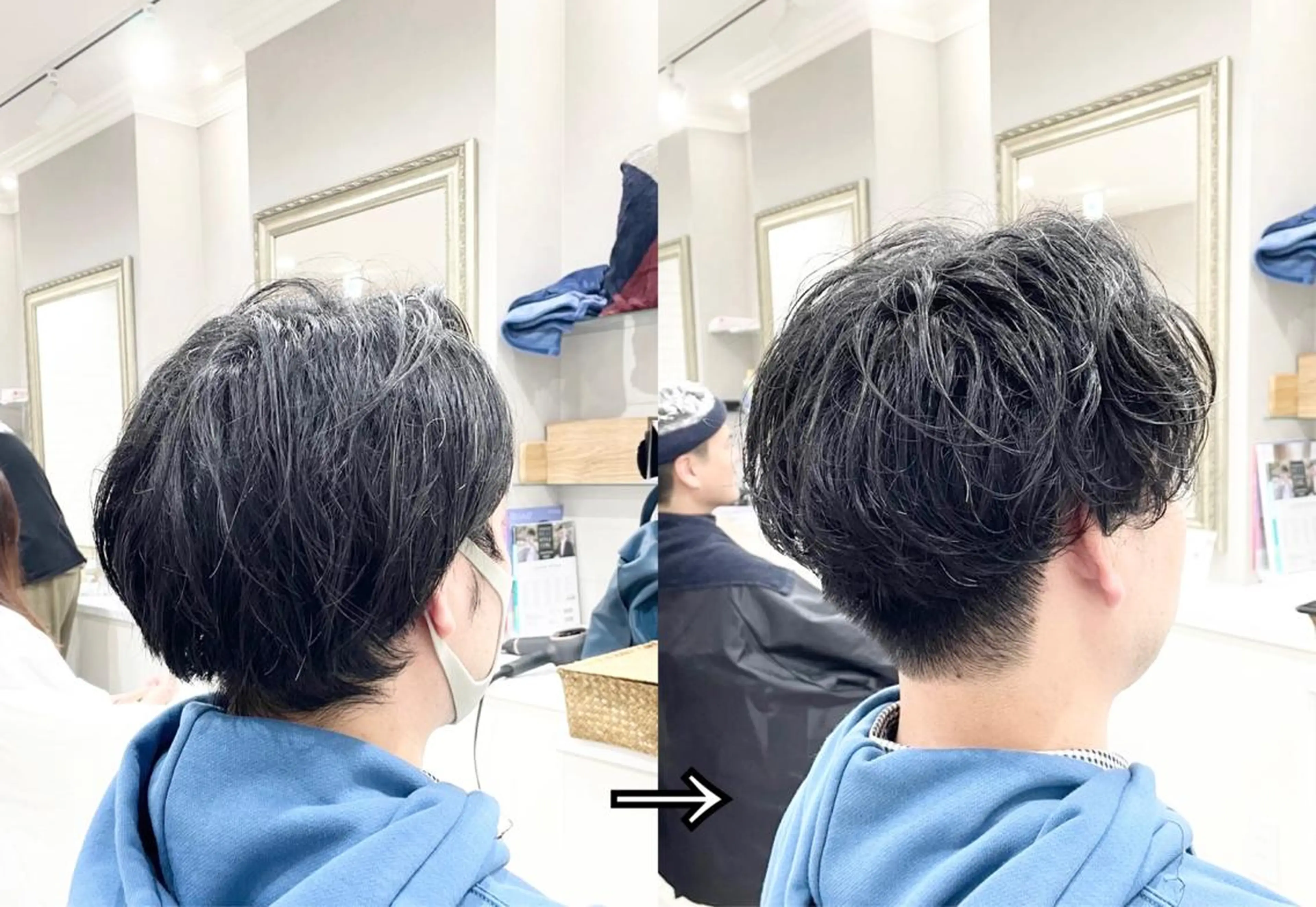 パーマ メンズ マンツーマン美容師 NAKAHARAのヘアスタイル