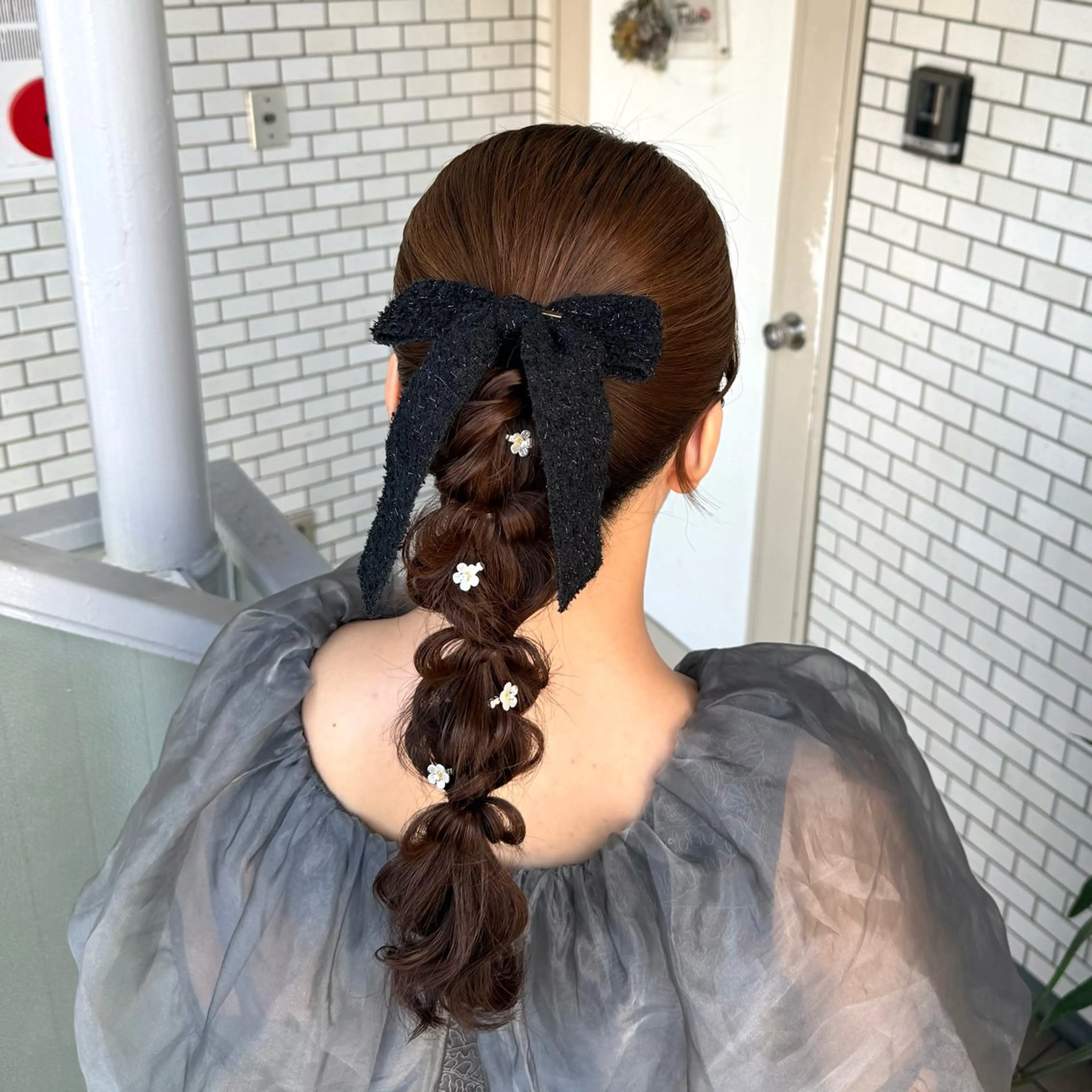 ロング ヘアアレンジ 成人式 ハーフアップ 結婚式・ブライダル デート 卒業式のヘアスタイル 褒められヘアメイク /‎ボブ女子🐶みおのその他イメージ