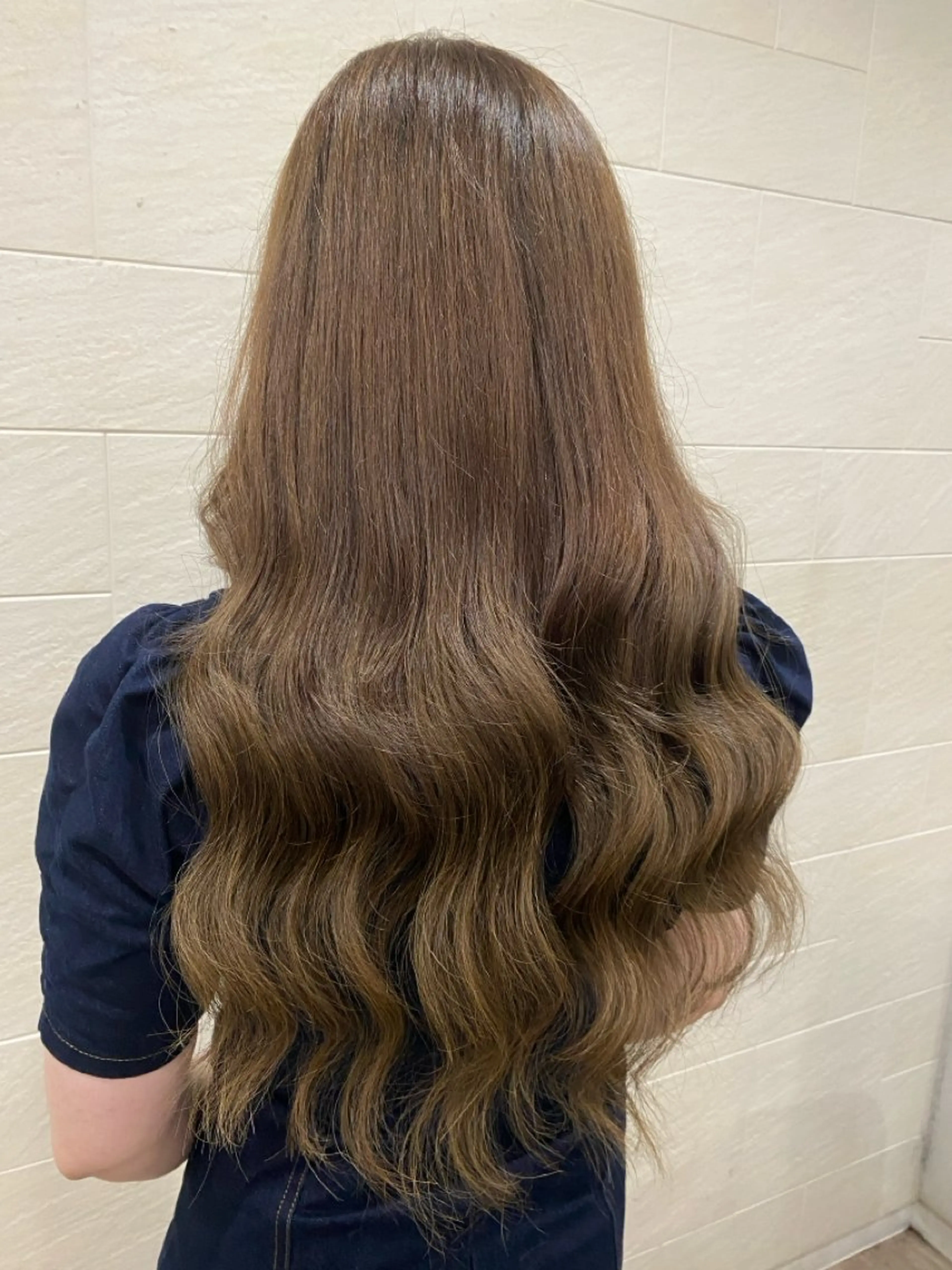 ロング ヘアカラー トリートメント エクステ Yurika /グランディールのヘアスタイル