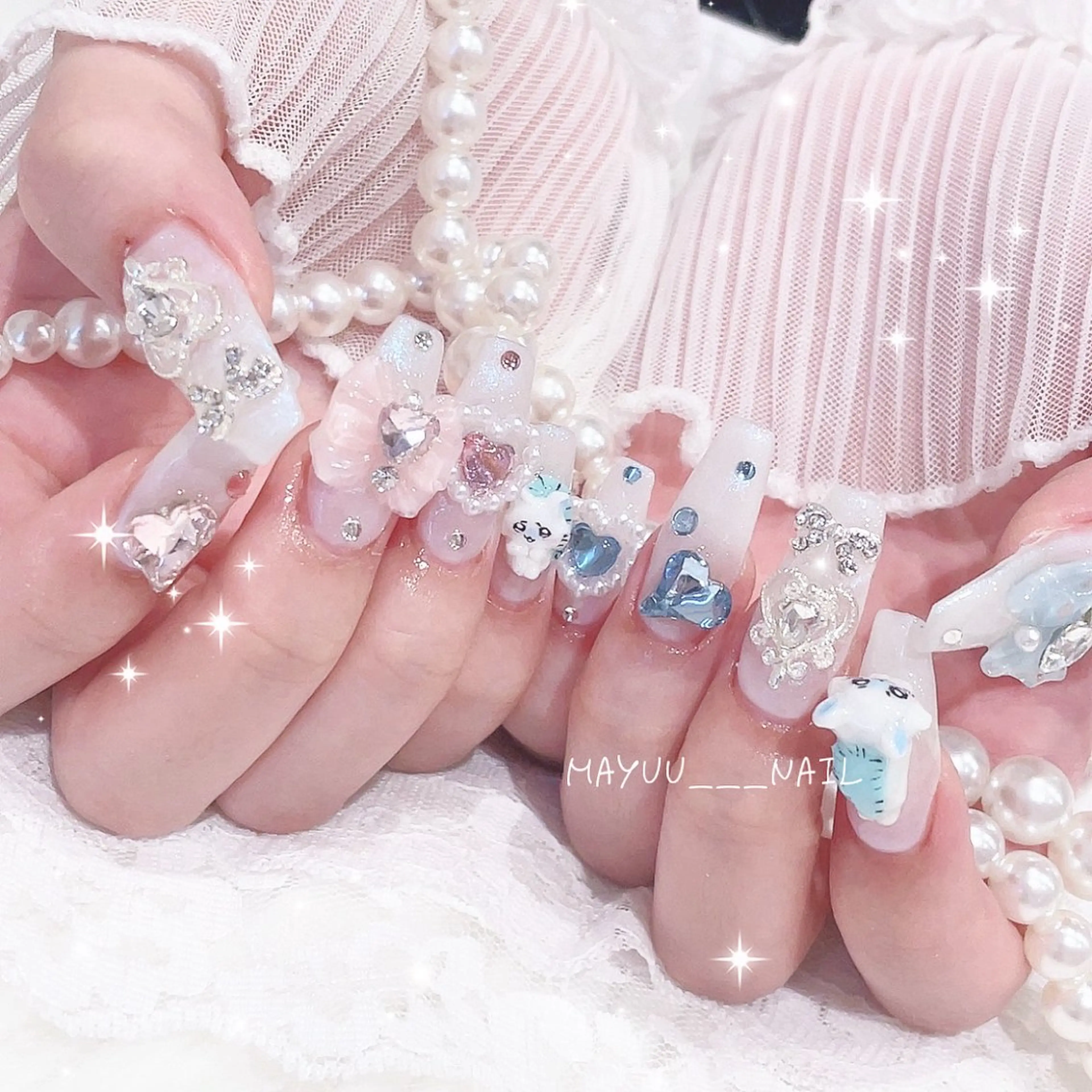 ネイル 🎀 Mayu 🎀痛ネイルのネイルデザイン