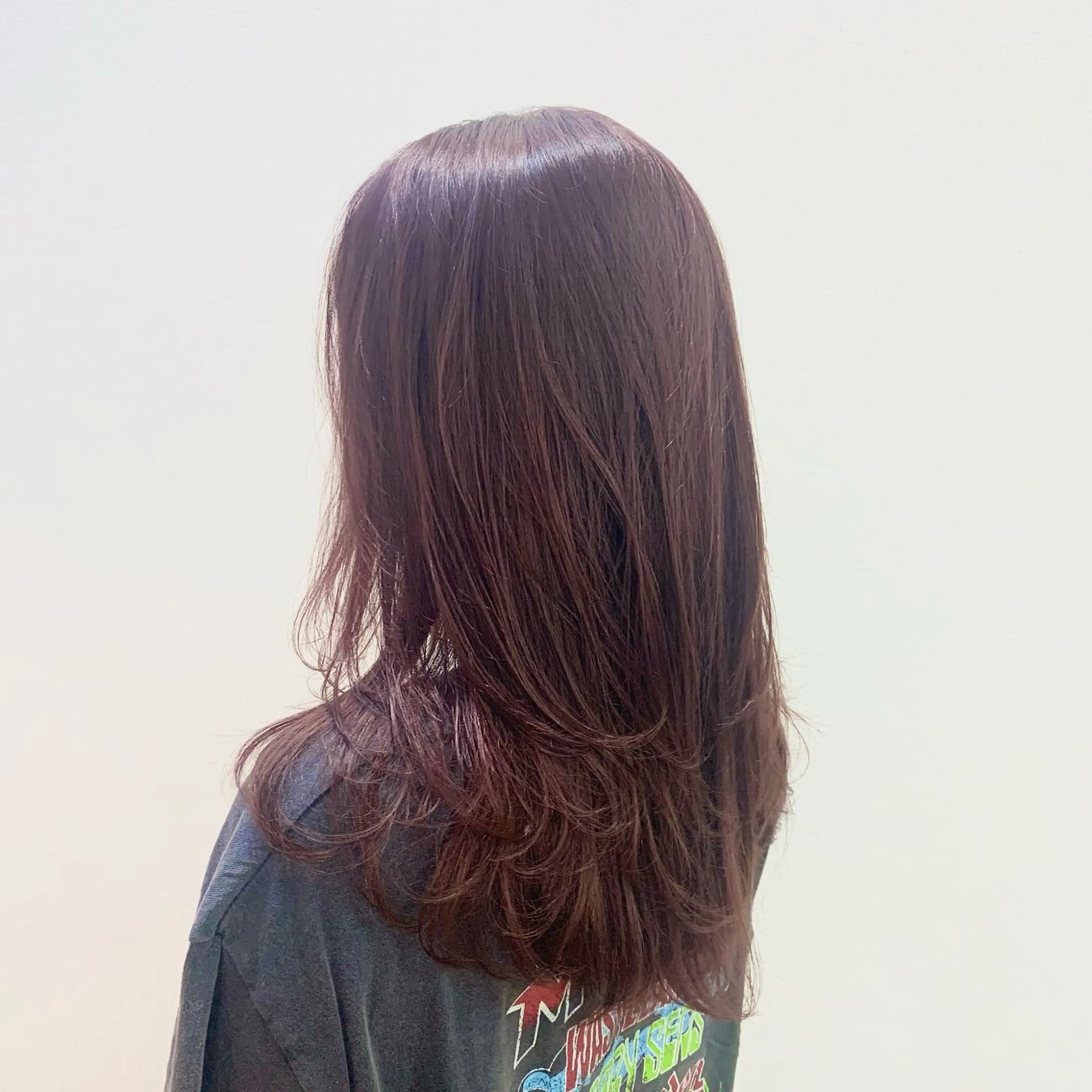 ロング カラー ヘアアレンジ キヨミ 韓国レイヤーカットのヘアスタイル