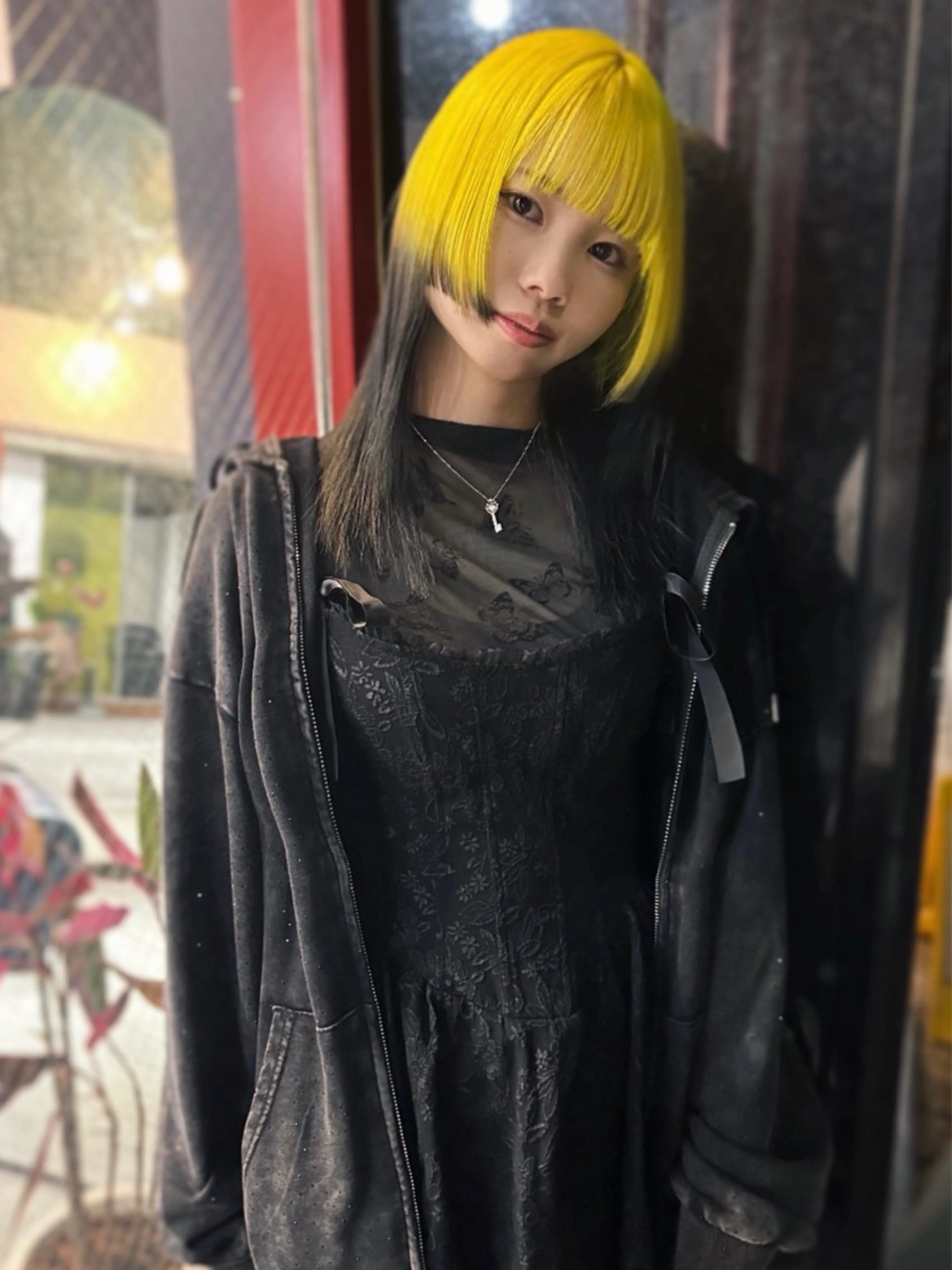 セミロング カラー ヘアカラー トリートメント ヘアセット 🧡色落ちまで2度綺 麗なカラー🧡ヨシキのヘアスタイル