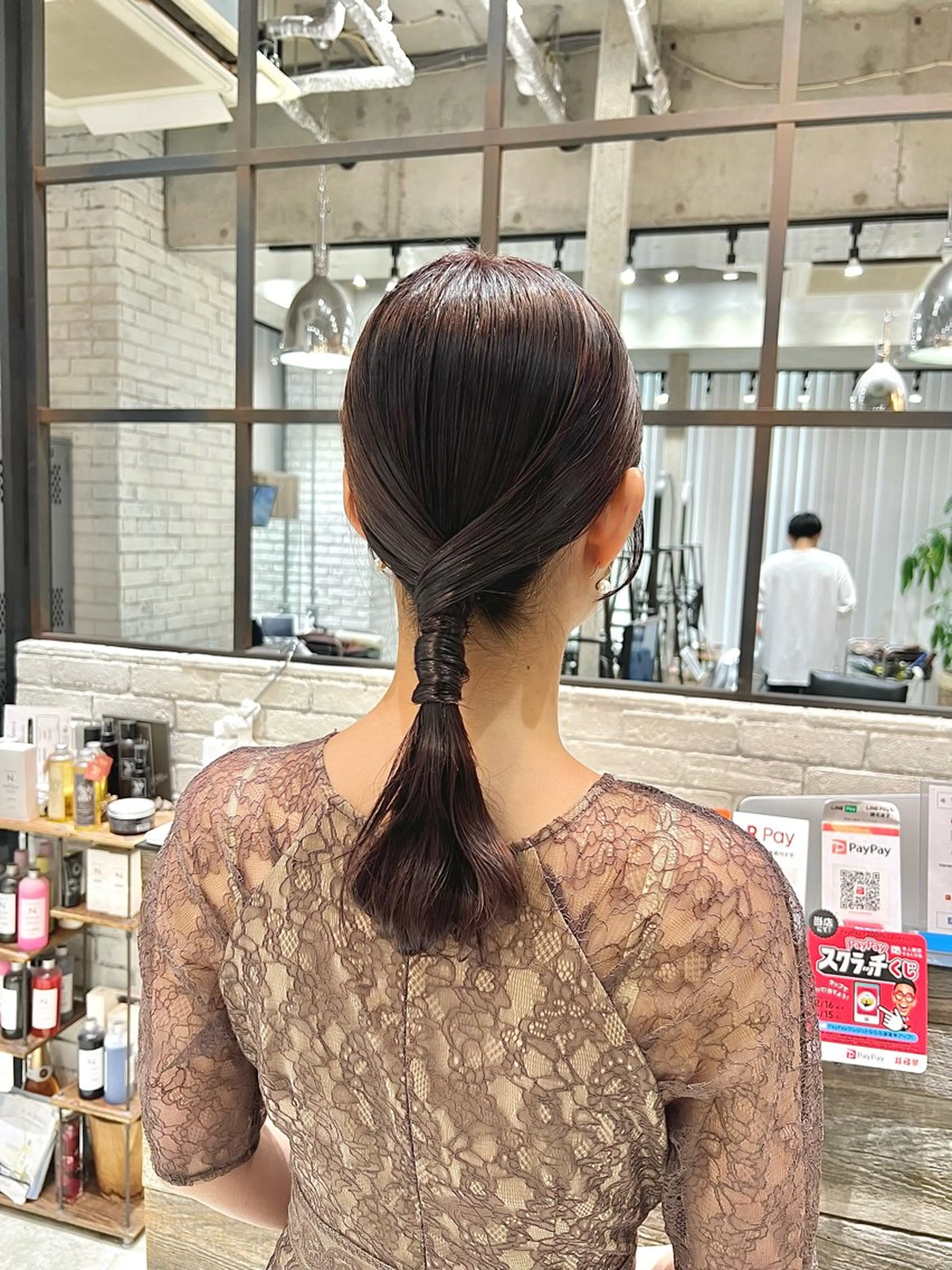 セミロング ヘアアレンジ ヘアセット 🌿ニュアンス/髪質 改善🌿Fukudaのヘアスタイル
