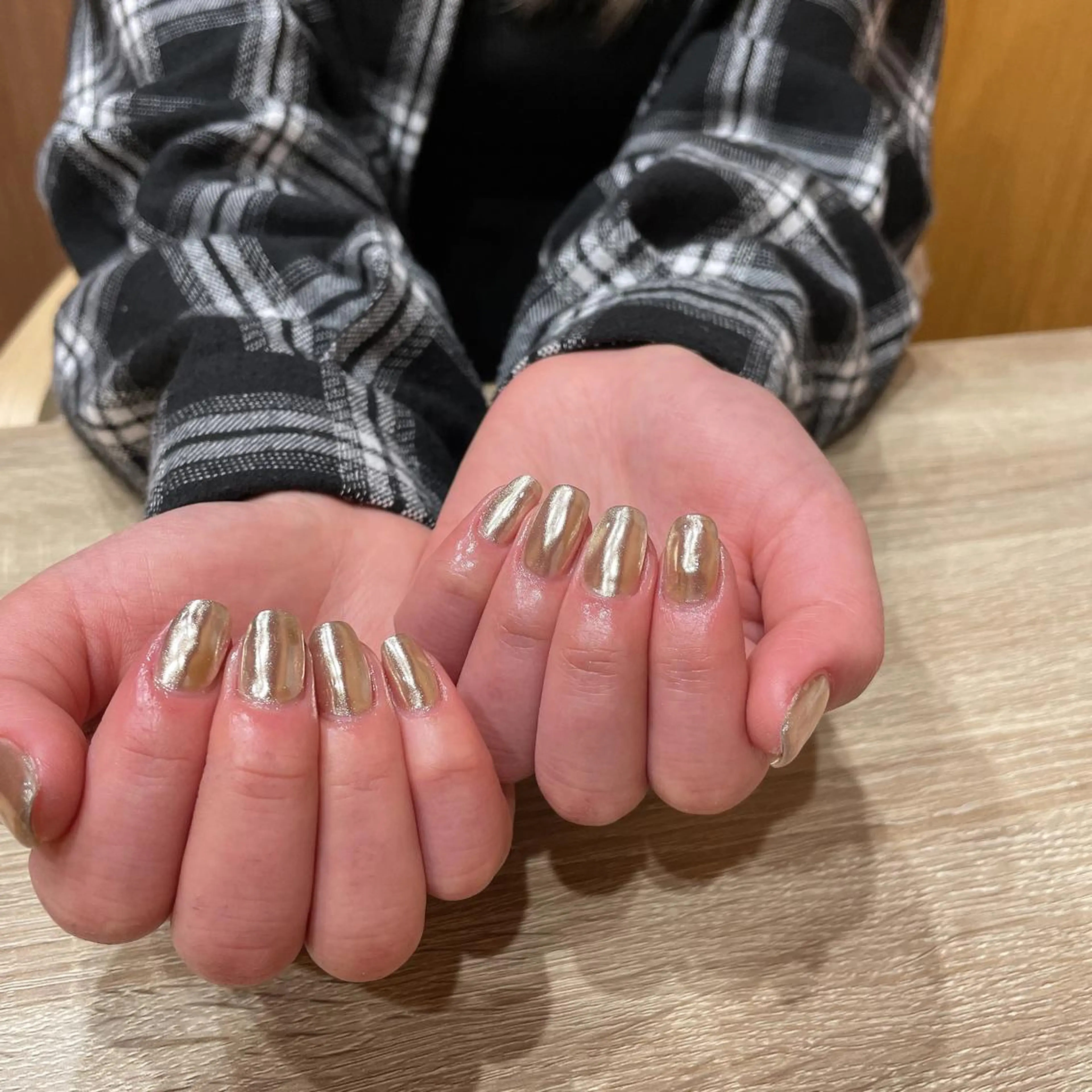 ネイル ミラーネイル ハンドネイル liberté🫧 新小岩のネイルデザイン