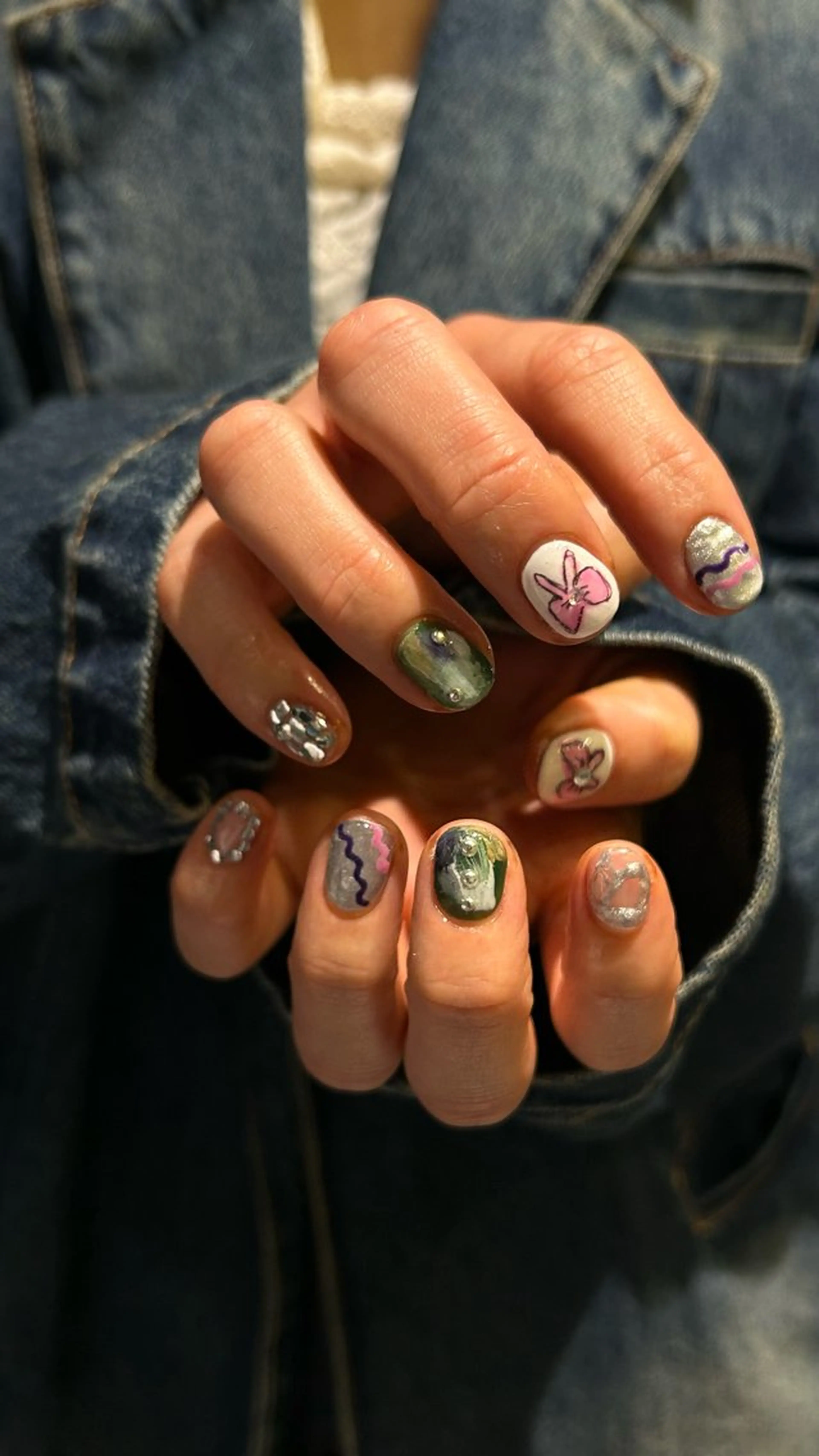 ネイル ハンドネイル ハンドケア OAK所属・個性派ネイル シノのネイルデザイン